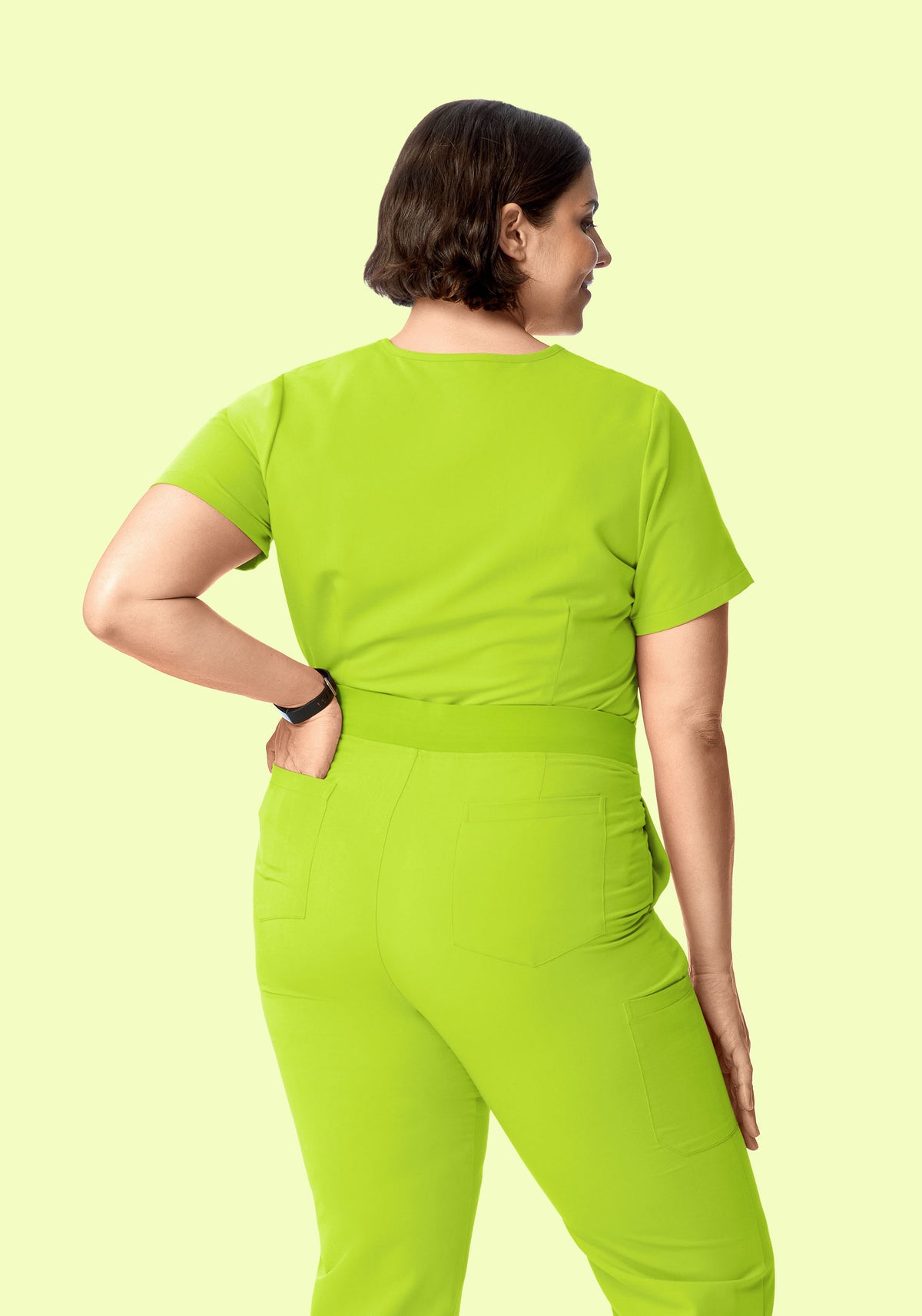 One Pocket Top Apple Green