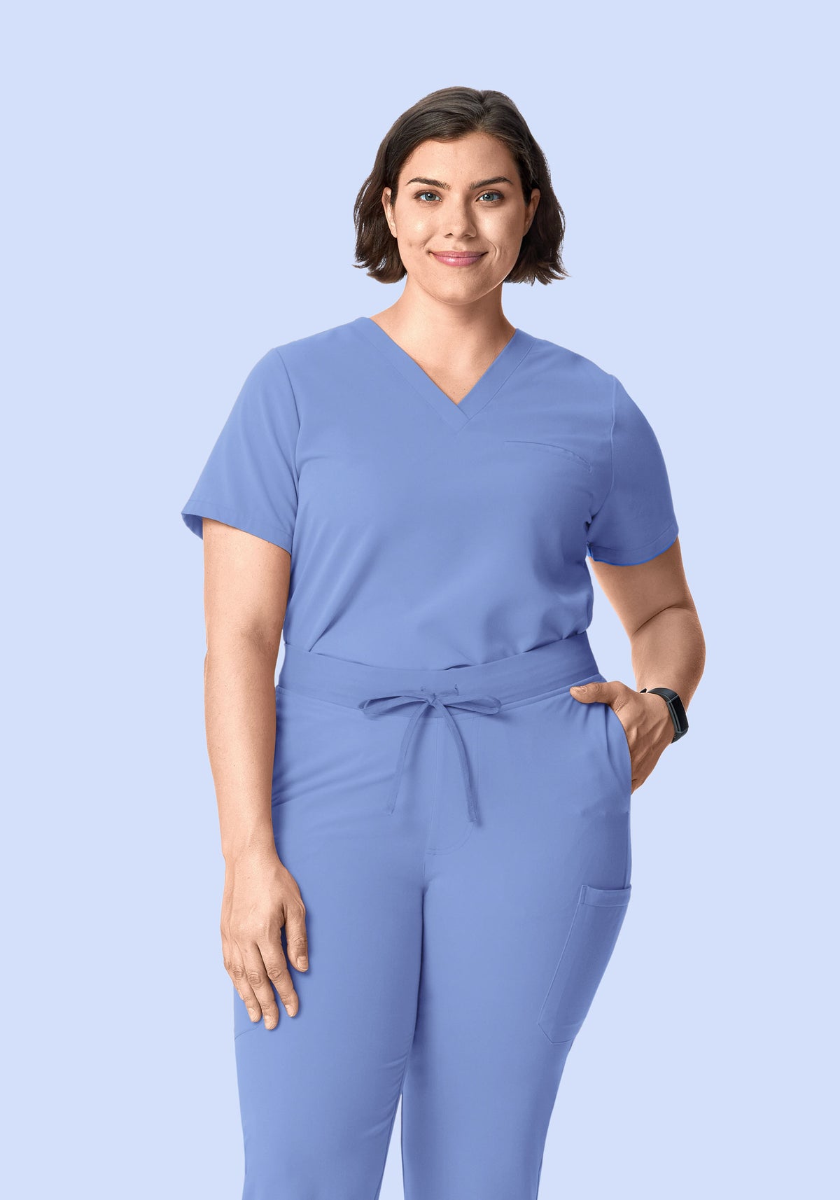 One Pocket Top Coastline Blue