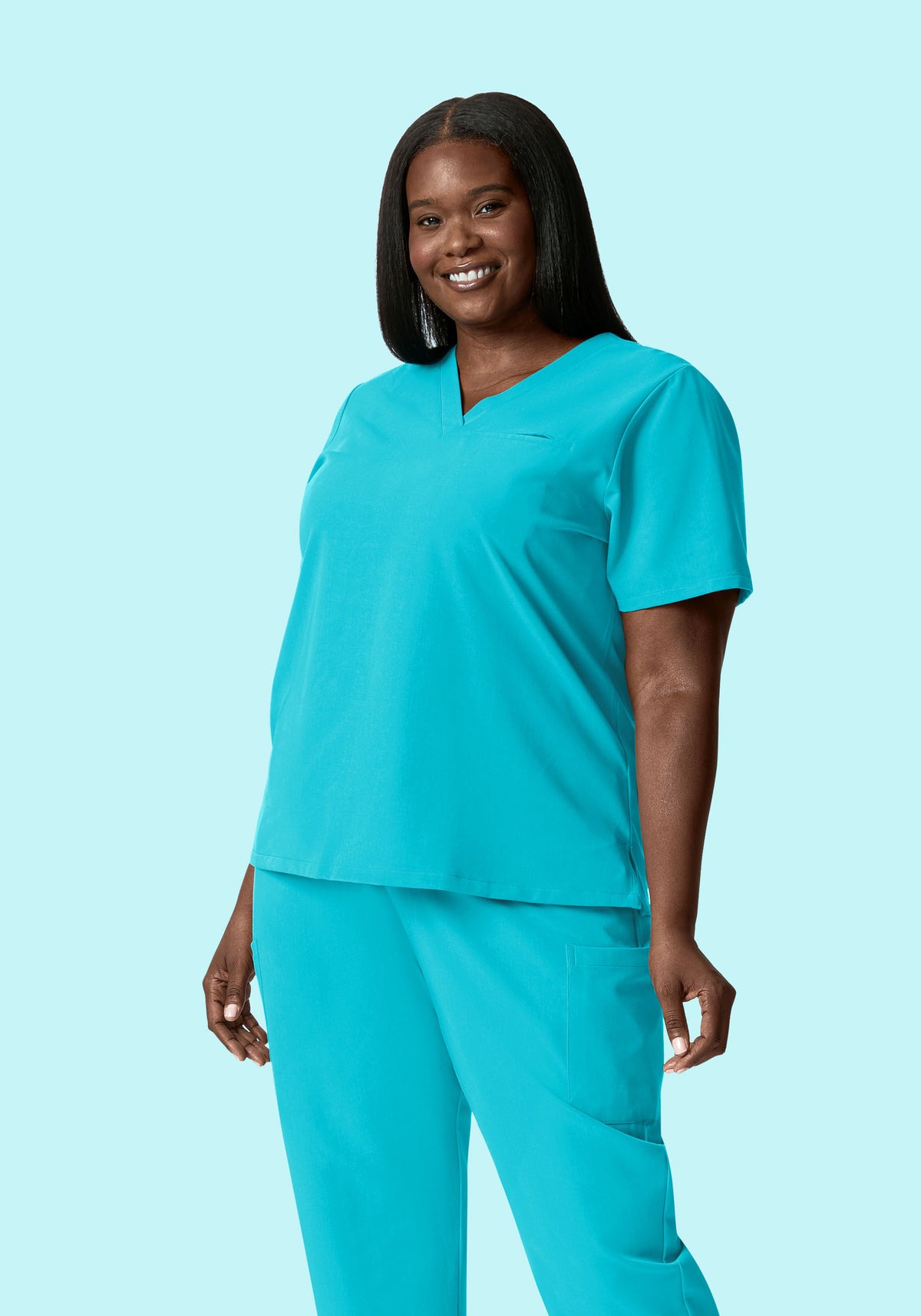One Pocket Top Teal