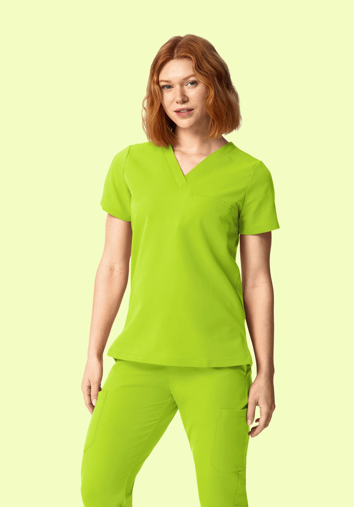 One Pocket Top Apple Green