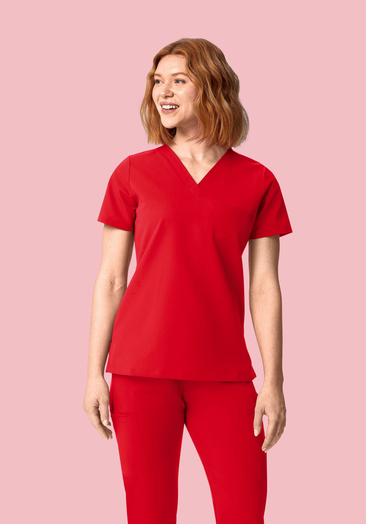 One Pocket Top Candy Red