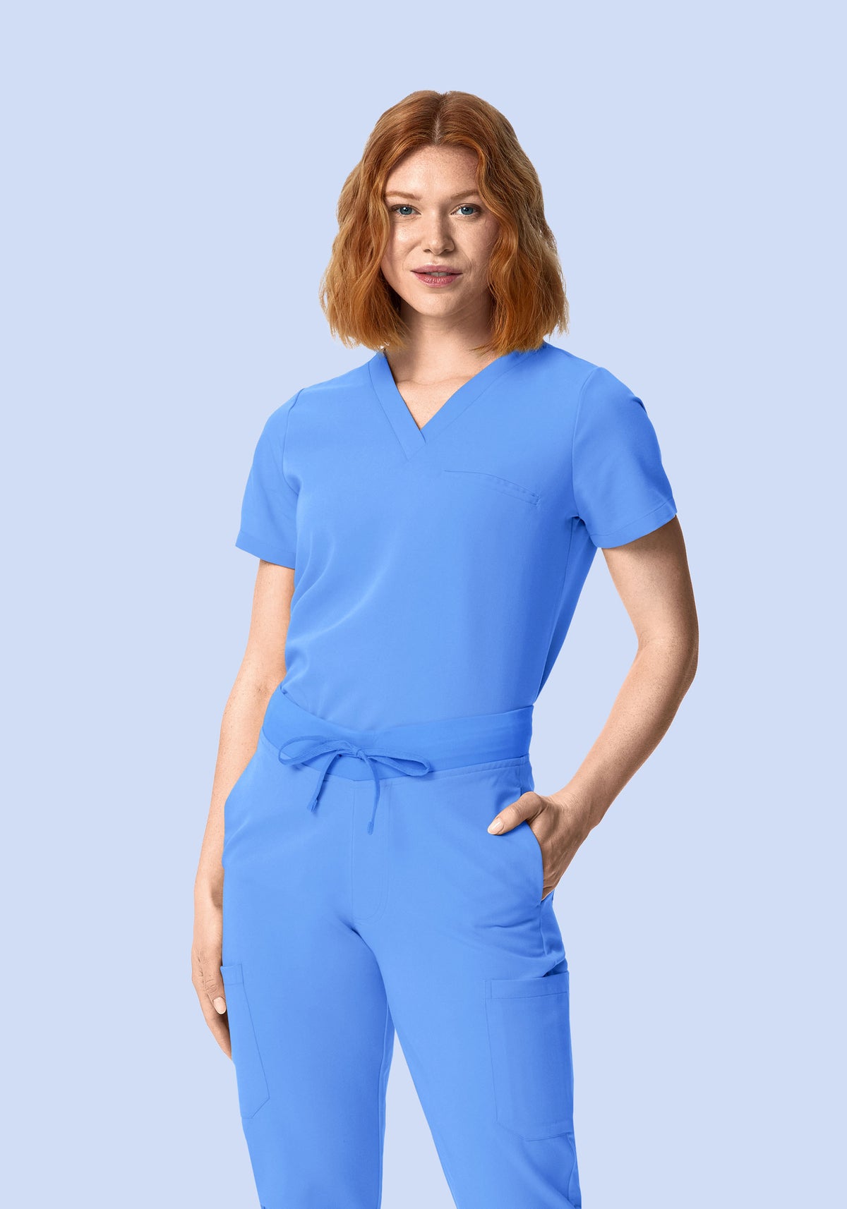 One Pocket Top Ceil Blue
