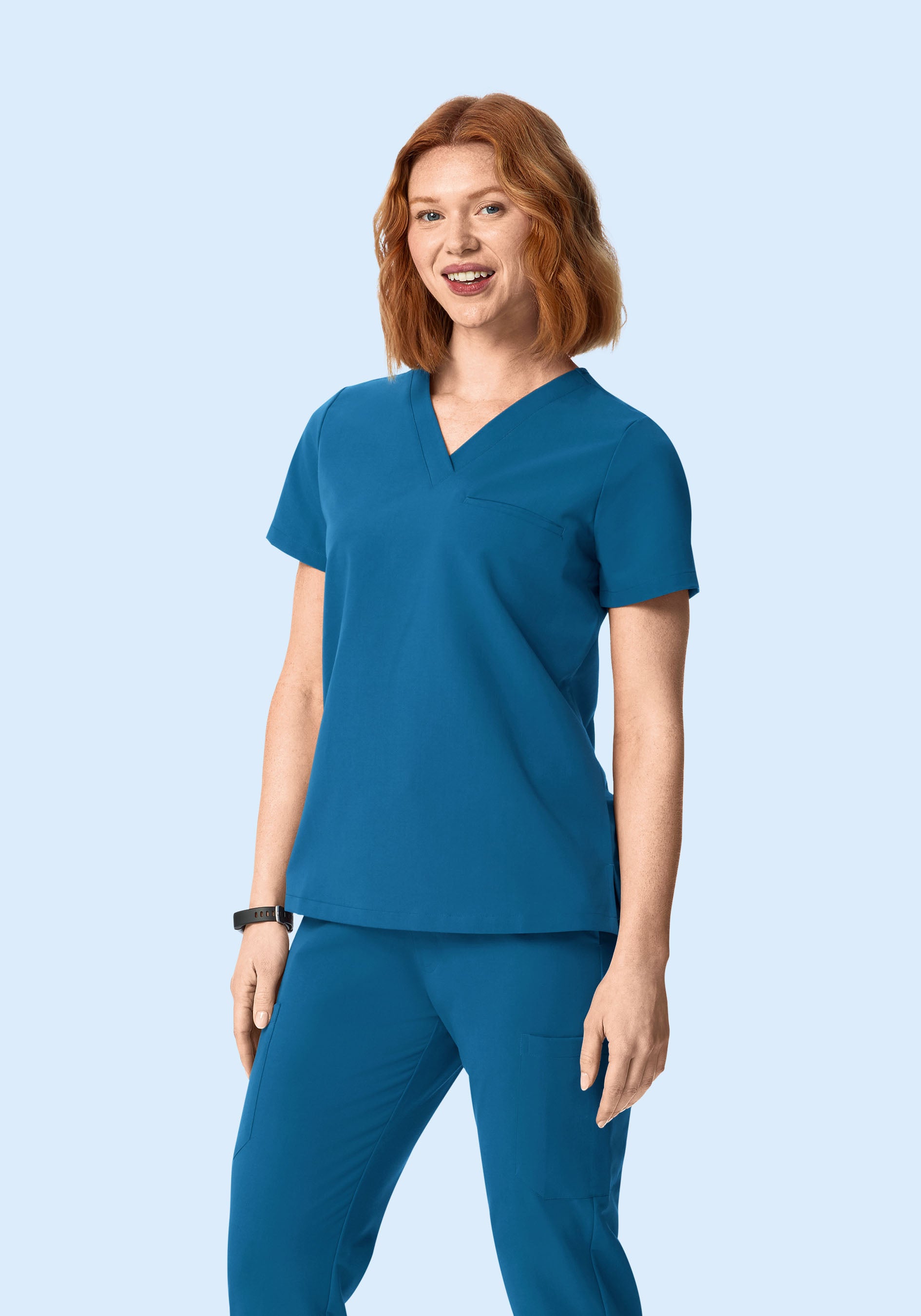 One Pocket Top Vallarta Blue