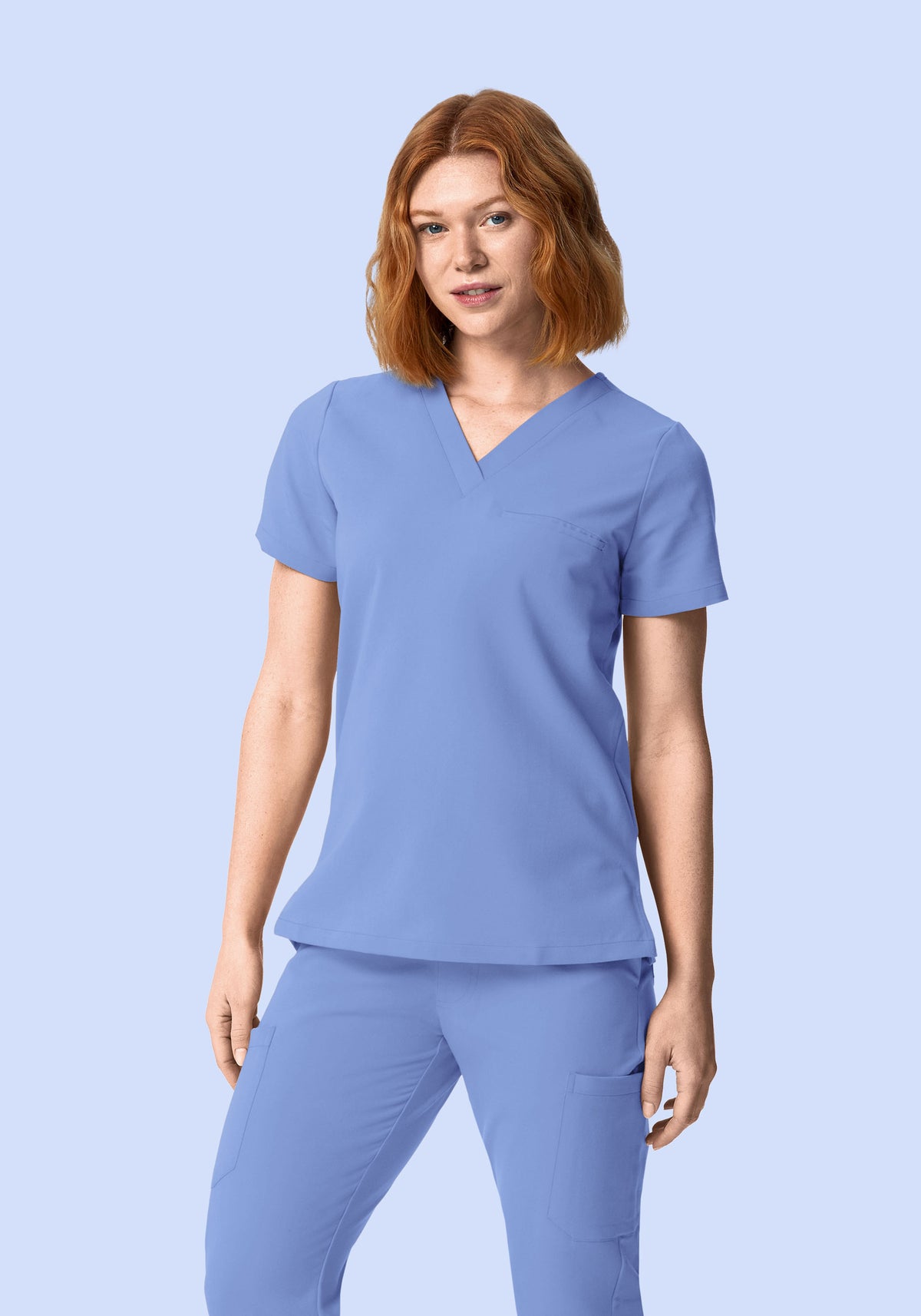 One Pocket Top Coastline Blue