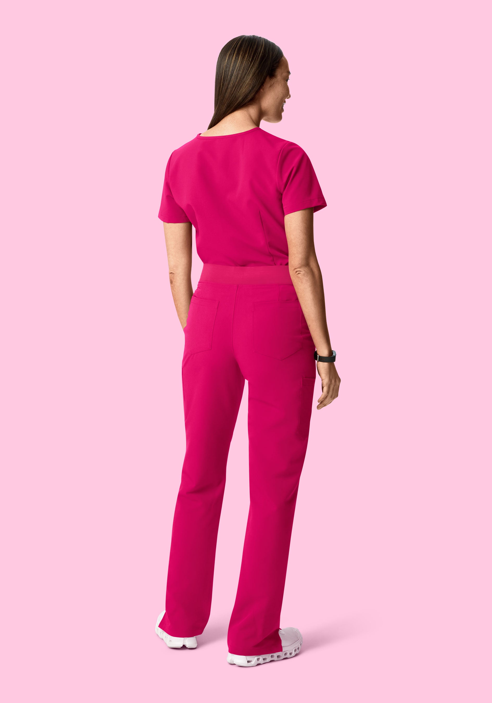9 Pocket Cargo Pants Raspberry
