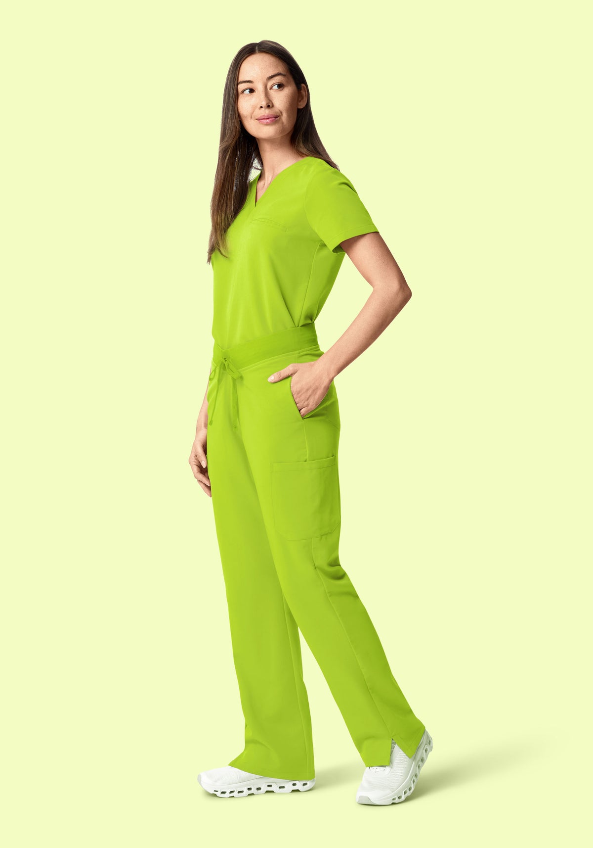 9 Pocket Cargo Pants Apple Green