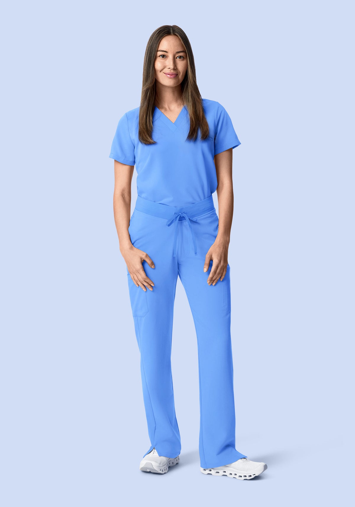 9 Pocket Cargo Pants Ceil Blue
