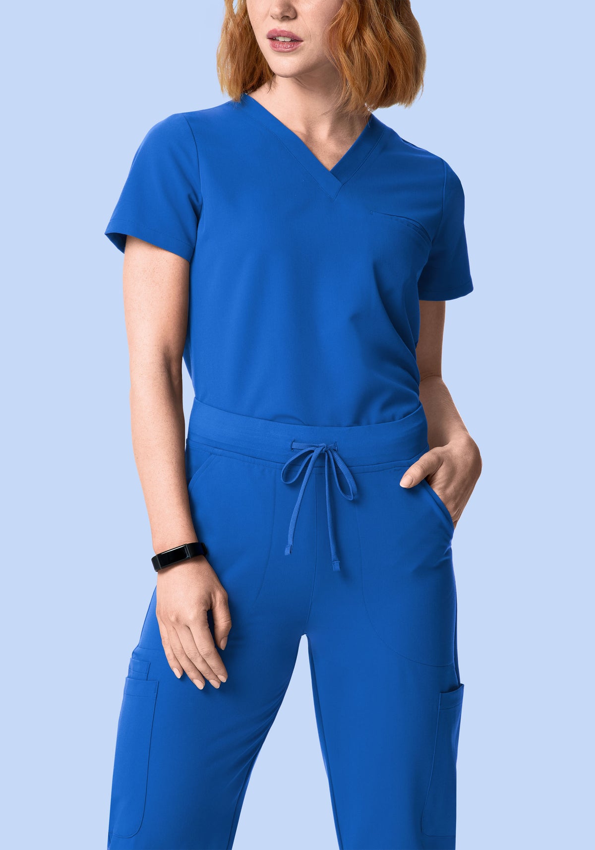 High Waisted Flares Royal Blue