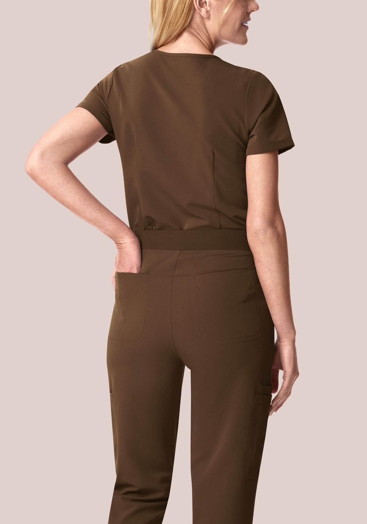 High Waisted Flares Chocolate Brown