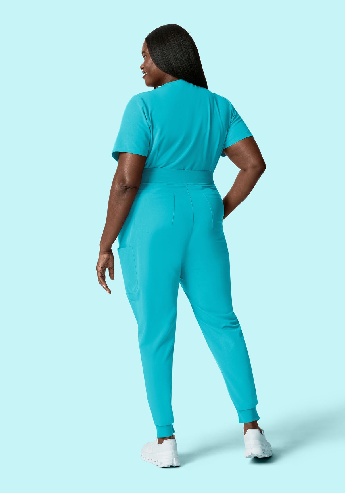 9 Pocket Joggers Teal