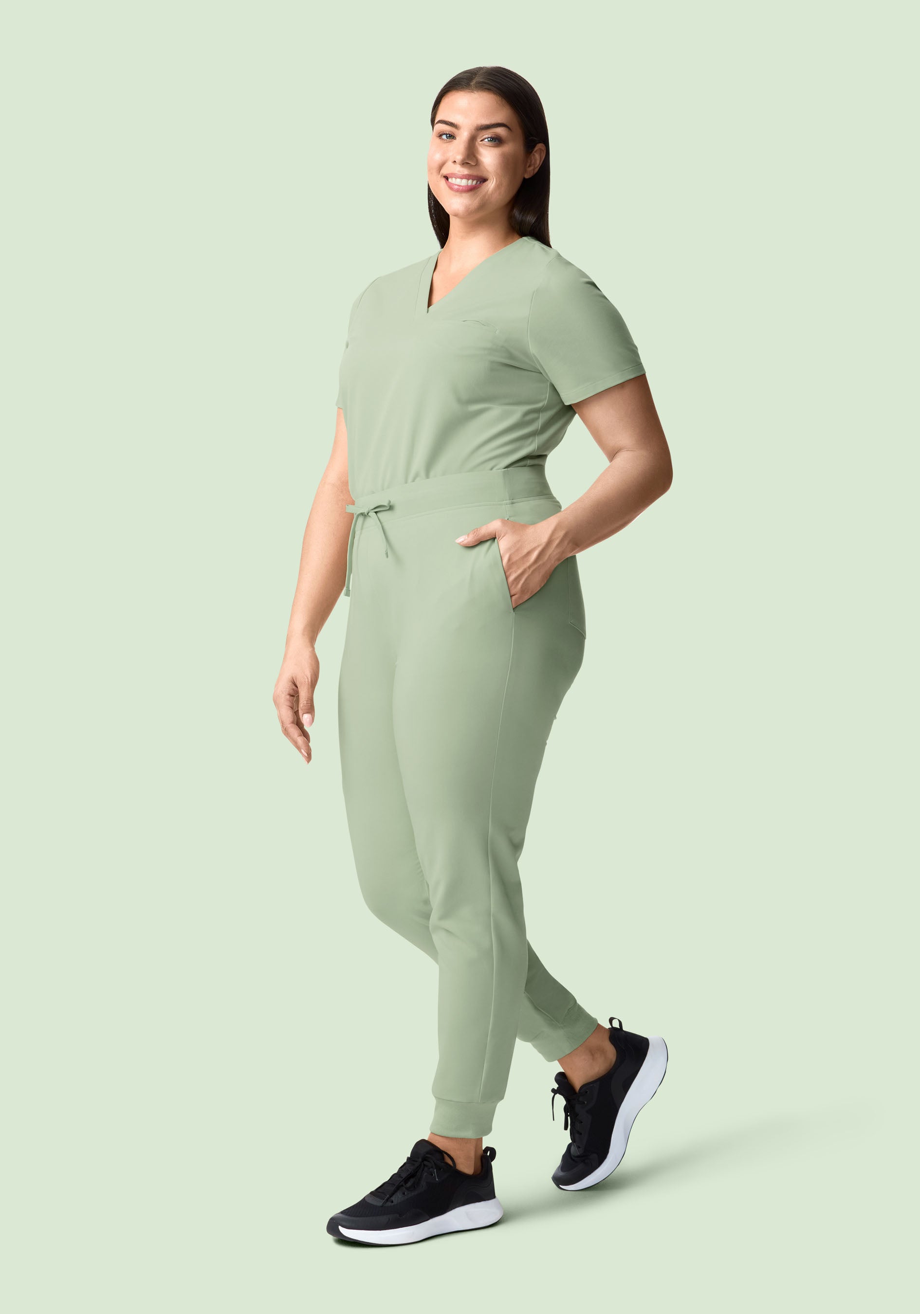 9 Pocket Joggers Green Tea