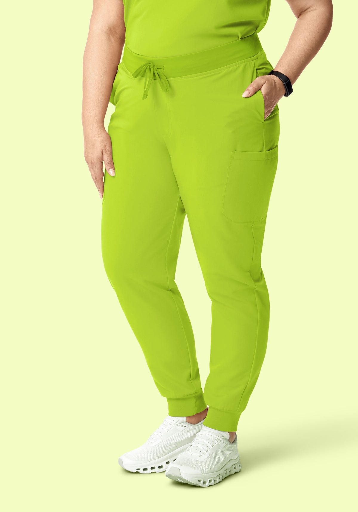 9 Pocket Joggers Apple Green