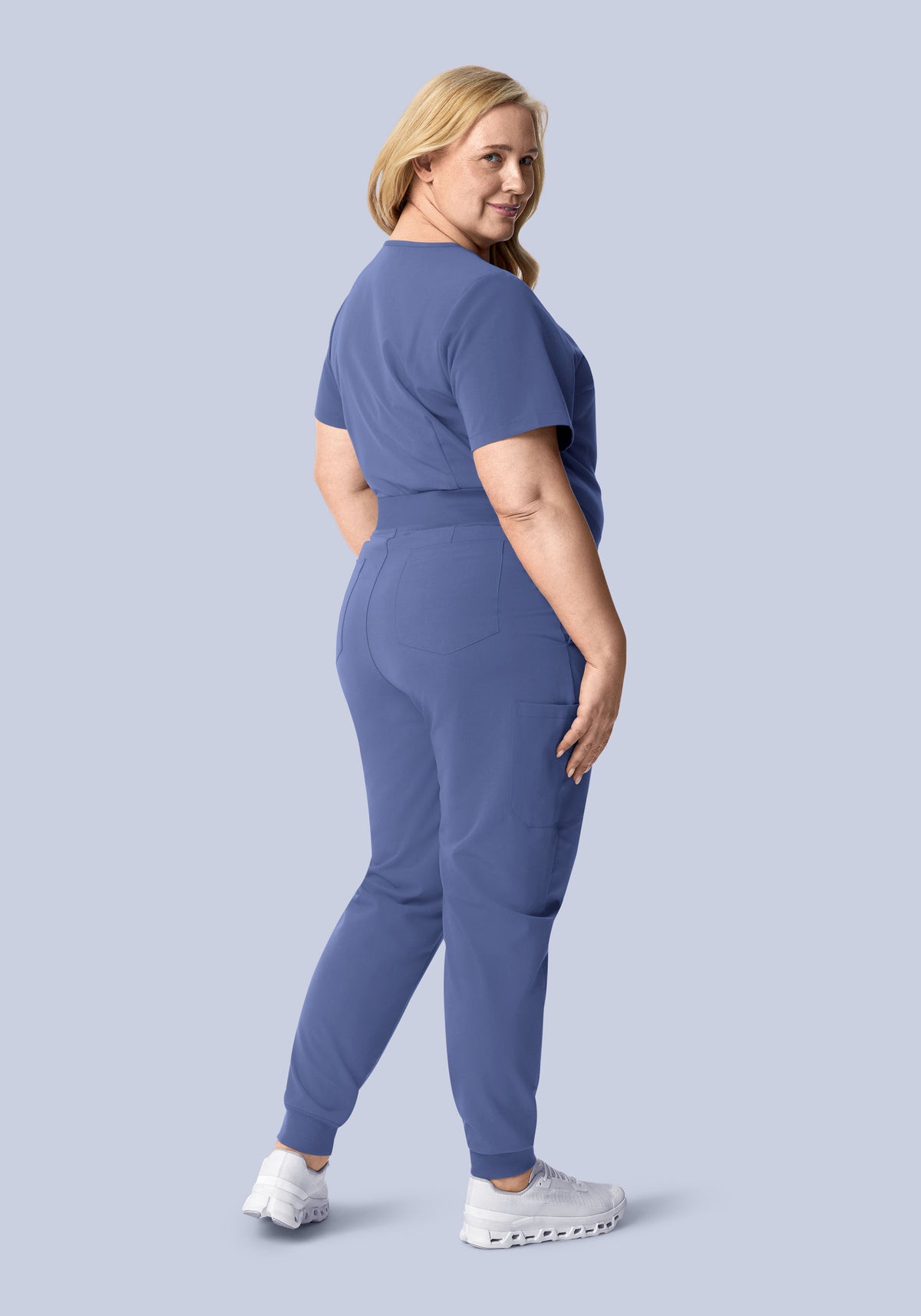 9 Pocket Joggers Deep Periwinkle