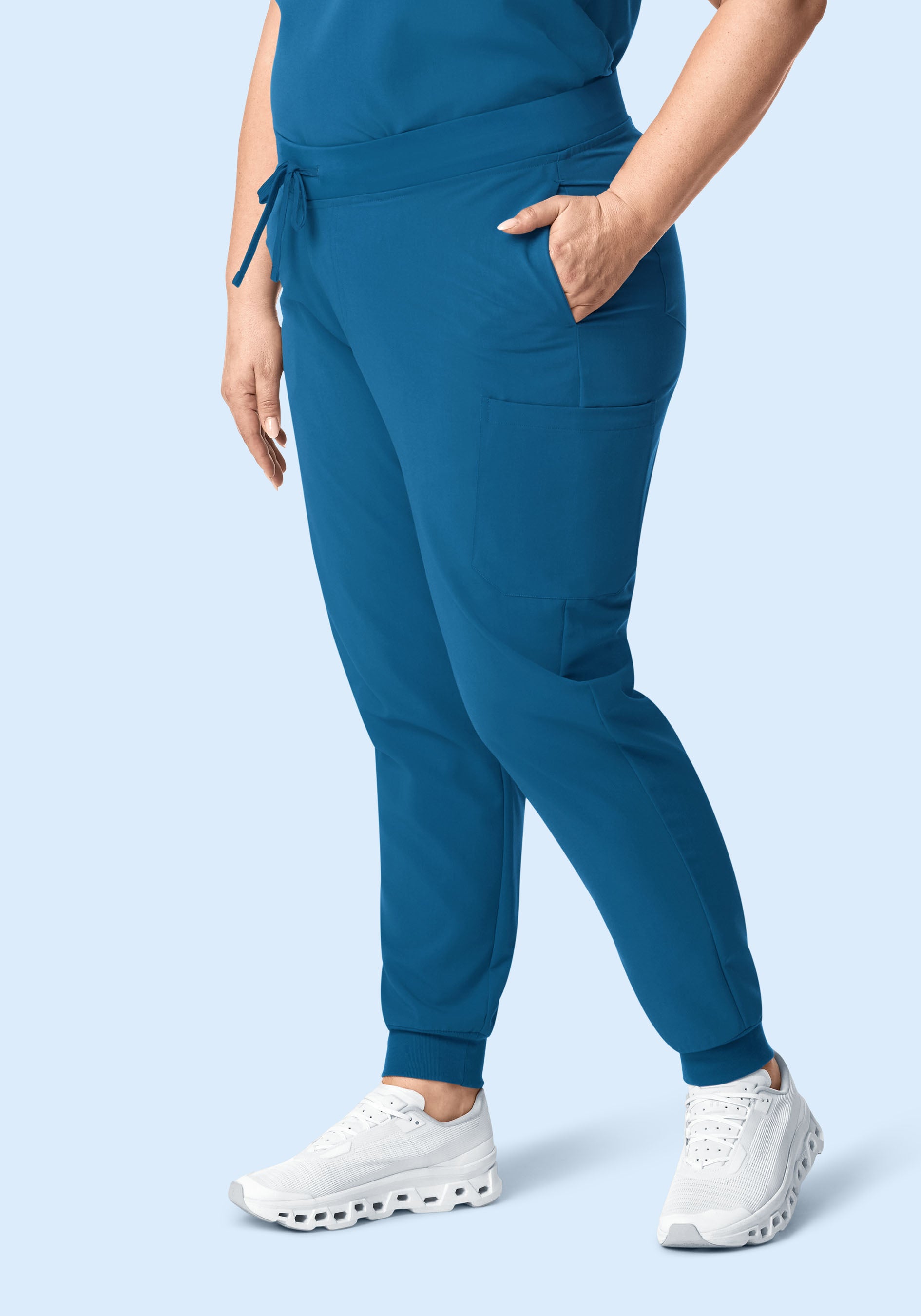 9 Pocket Joggers Vallarta Blue
