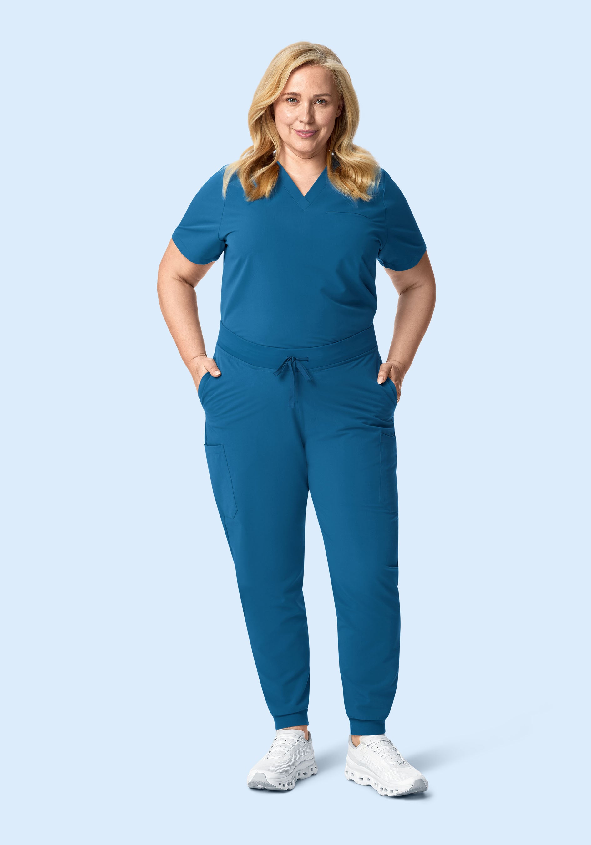 9 Pocket Joggers Vallarta Blue