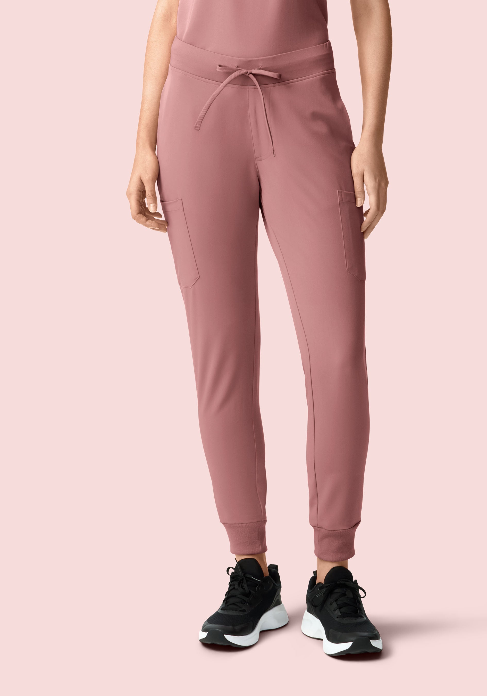 Women's Mid-Rise 9-Pocket Jogger Scrub Pants - Sienna | Mandala Scrubs