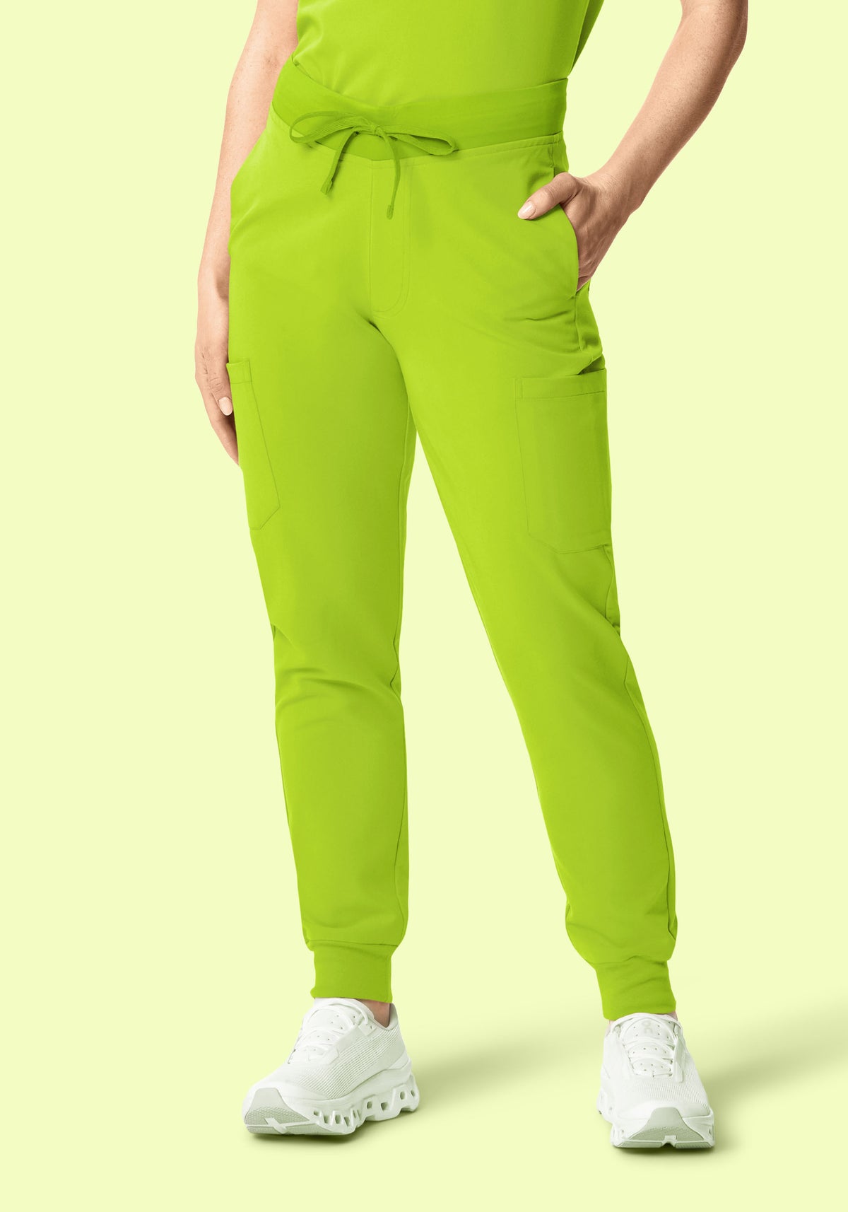 9 Pocket Joggers Apple Green