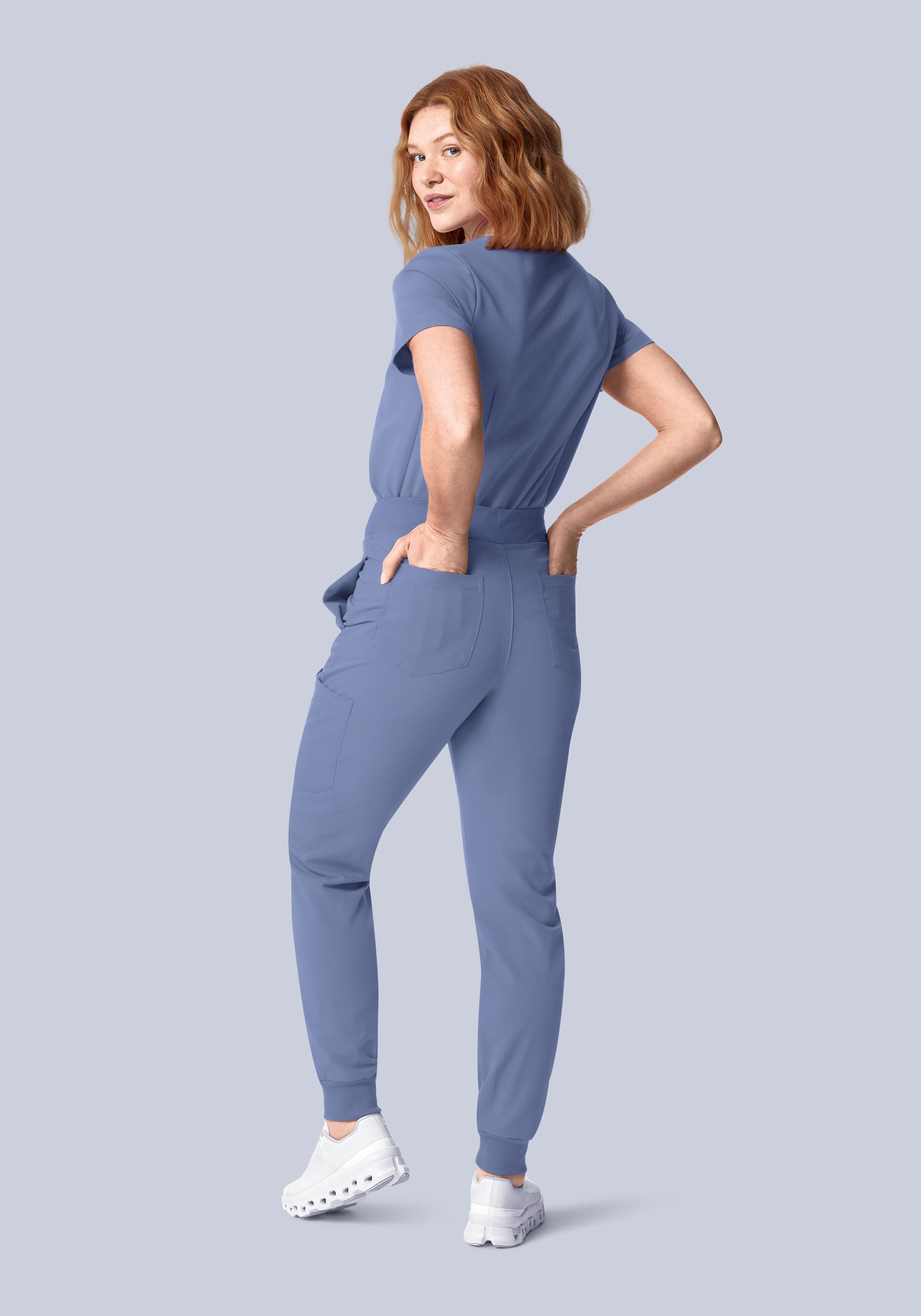 9 Pocket Joggers Periwinkle