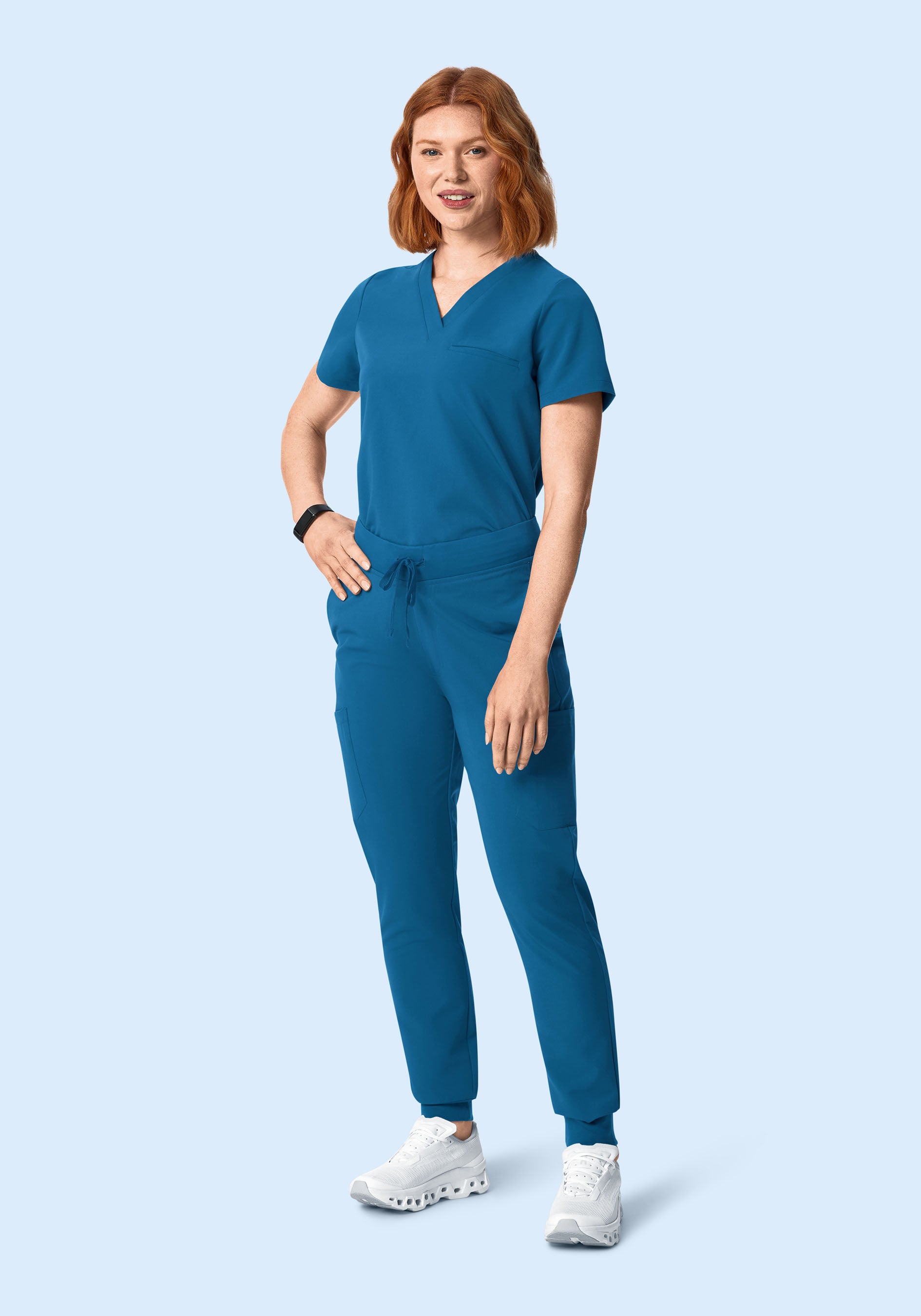 9 Pocket Joggers Vallarta Blue