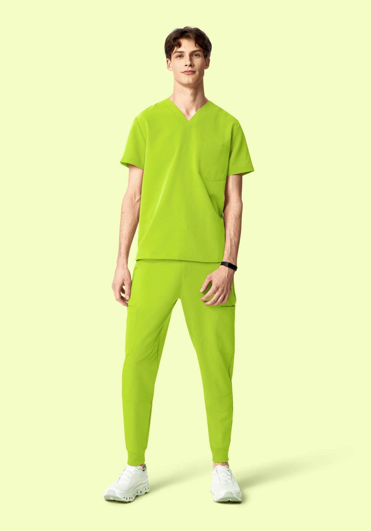 Two Pocket Top Apple Green