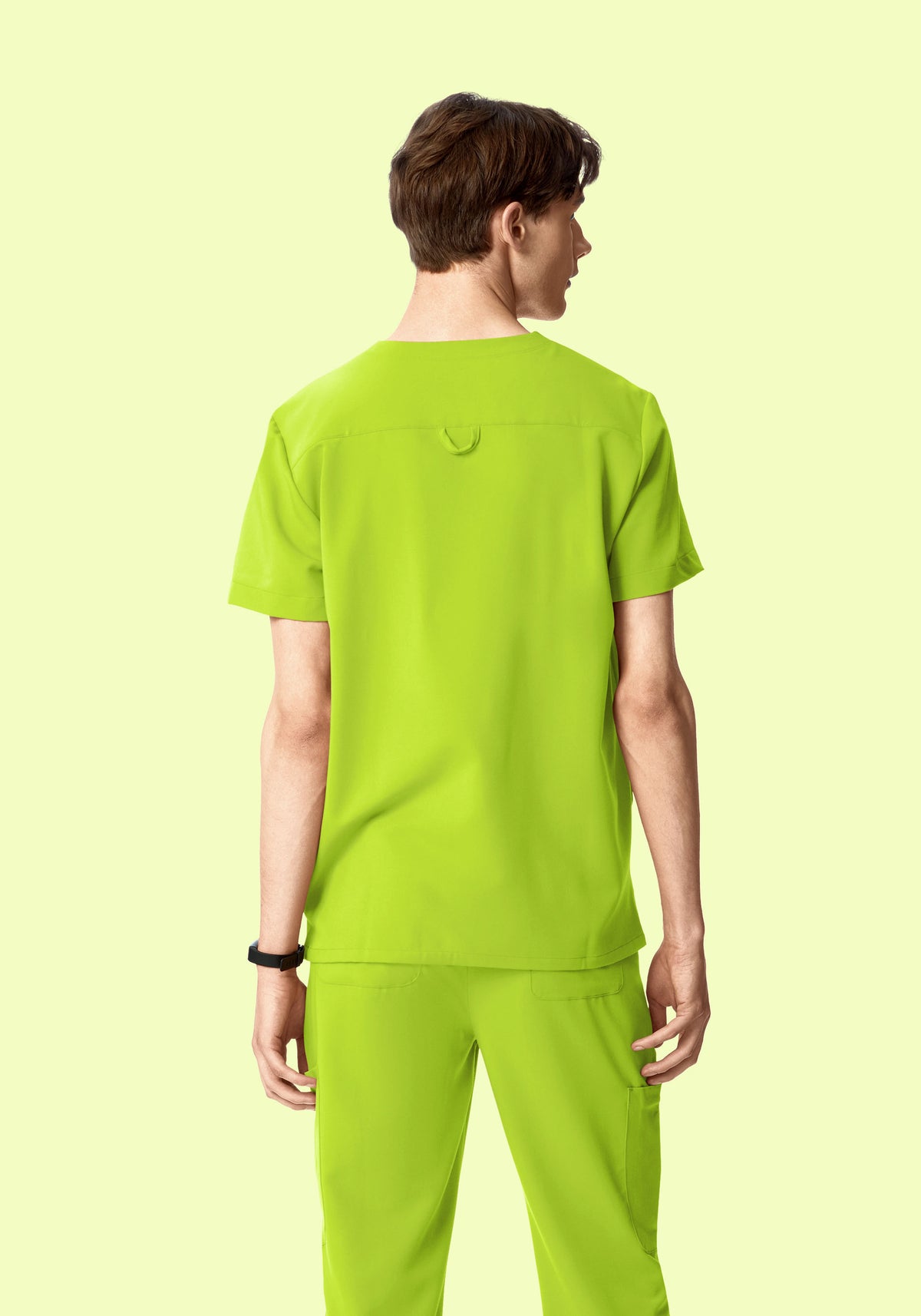Three Pocket Top Apple Green