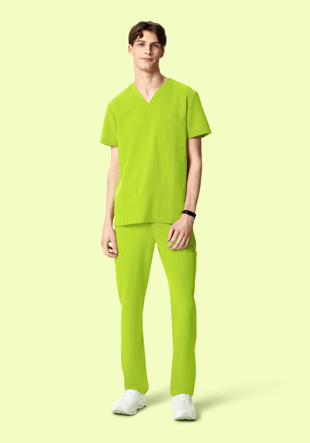 7 Pocket Cargos Apple Green