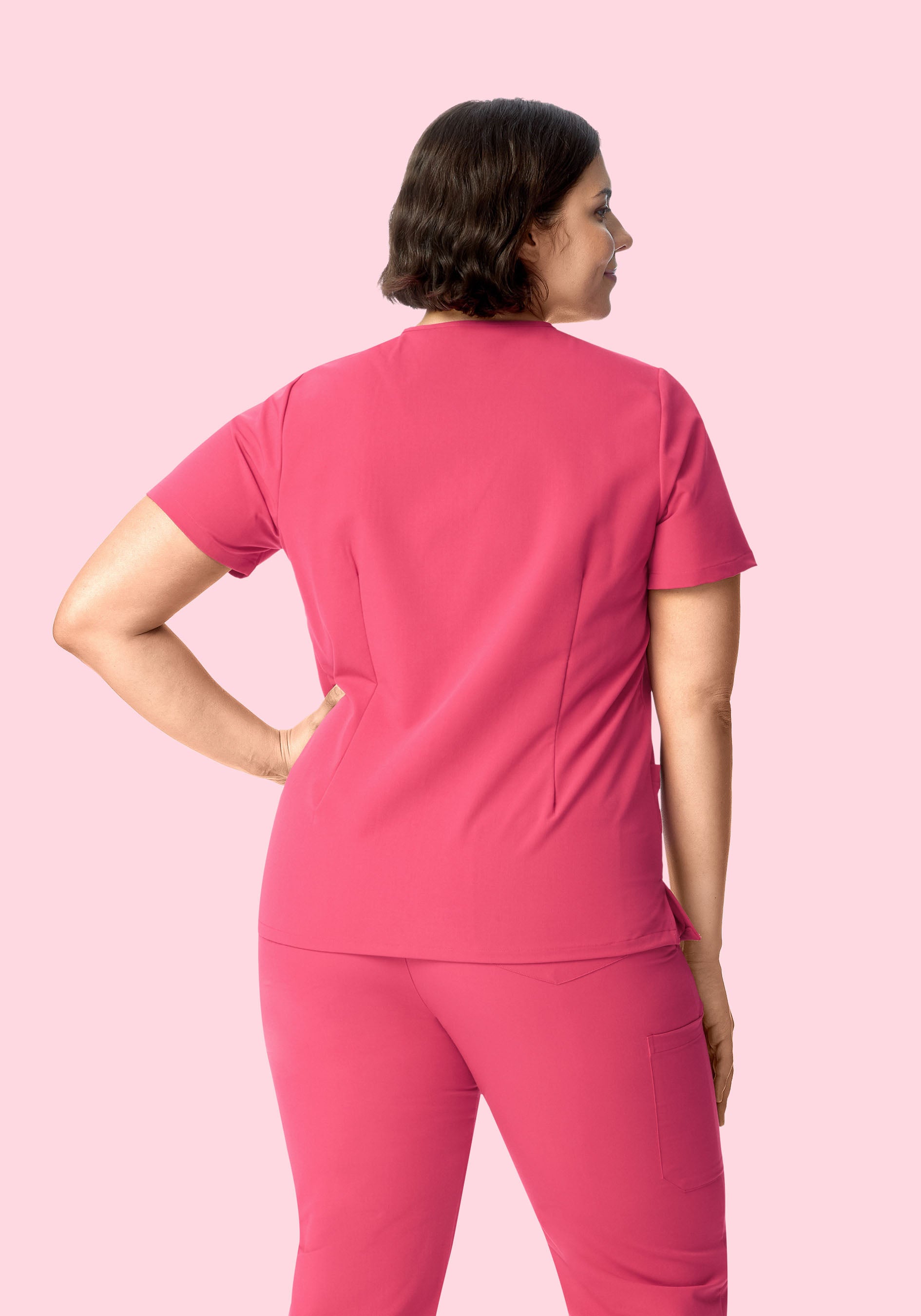 6 Pocket Top Carmine