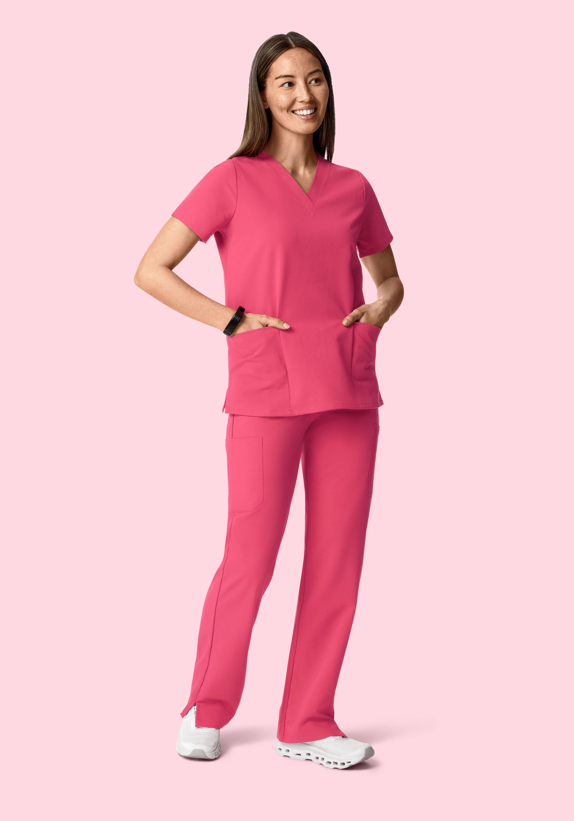 6 Pocket Top Carmine