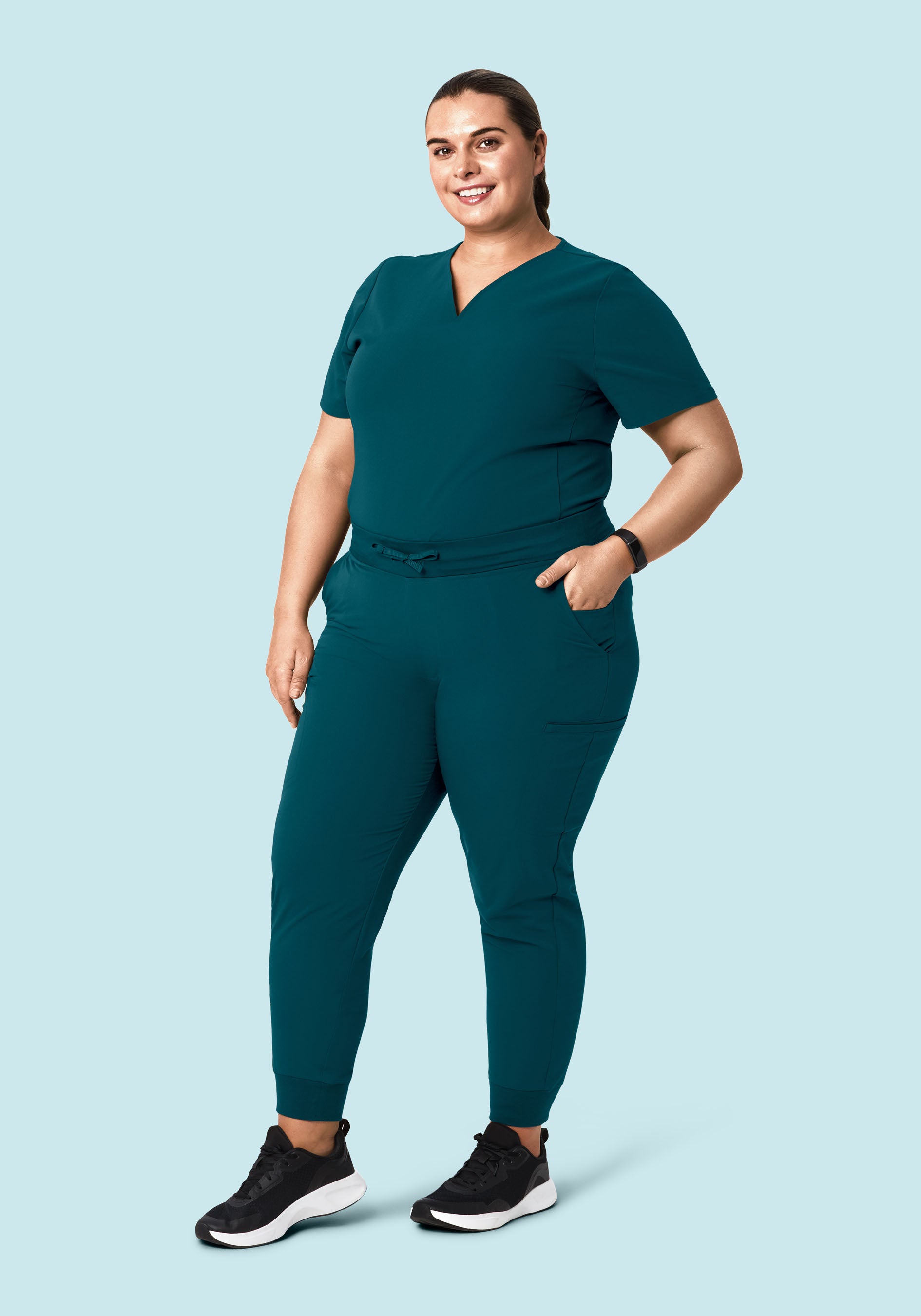 11 Pocket Joggers Caribbean Blue