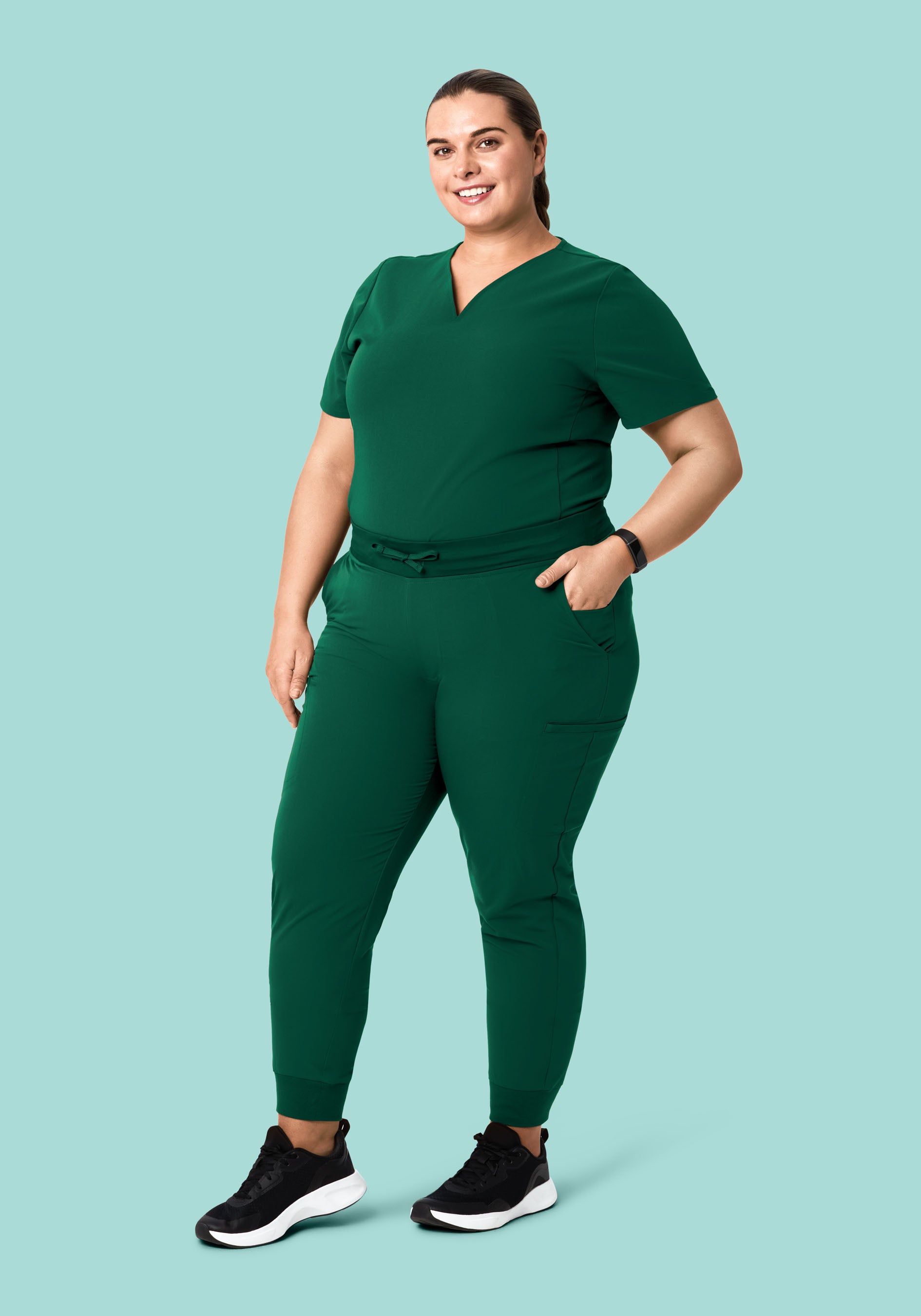 11 Pocket Joggers Hunter Green