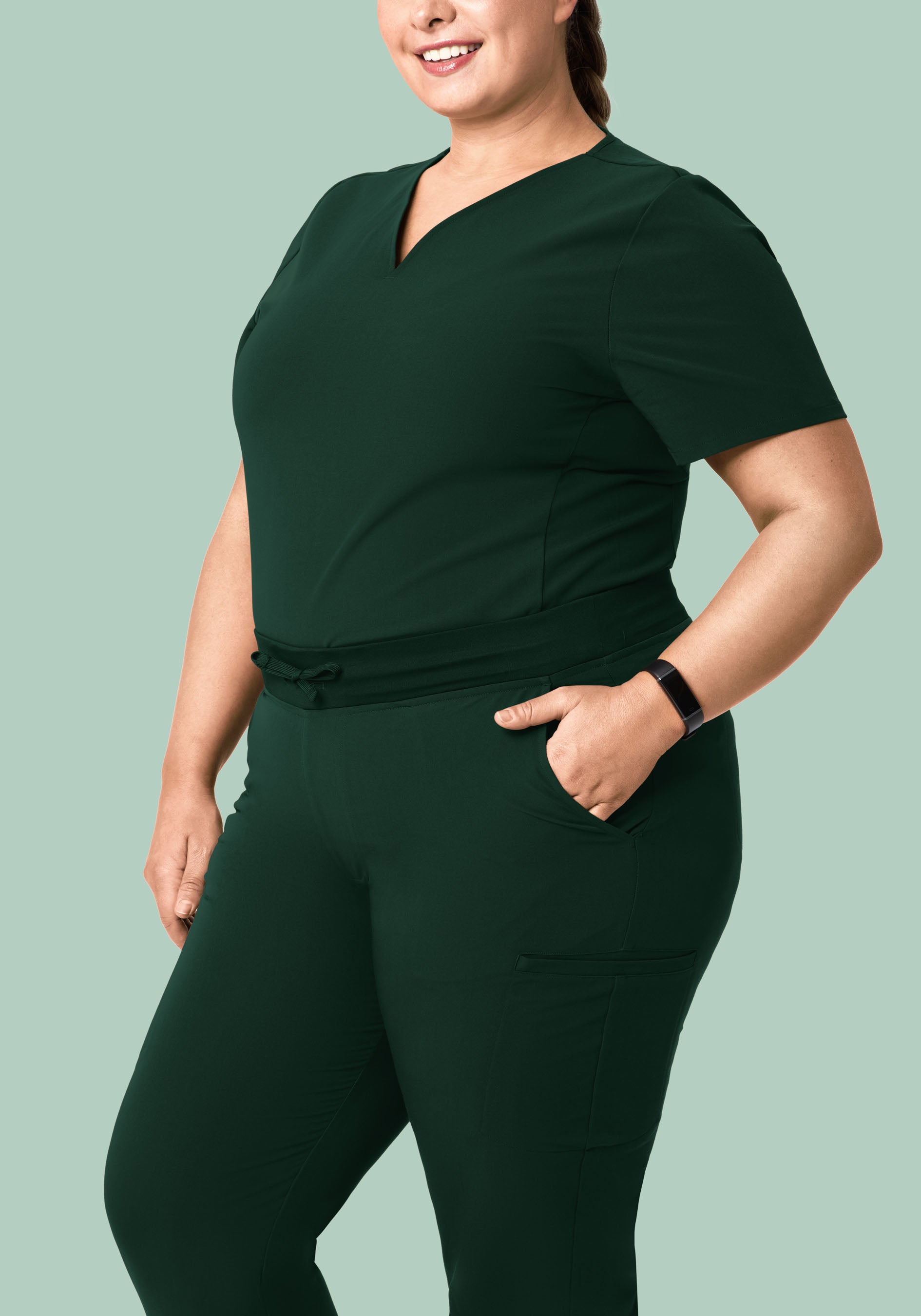 11 Pocket Joggers Midnight Green