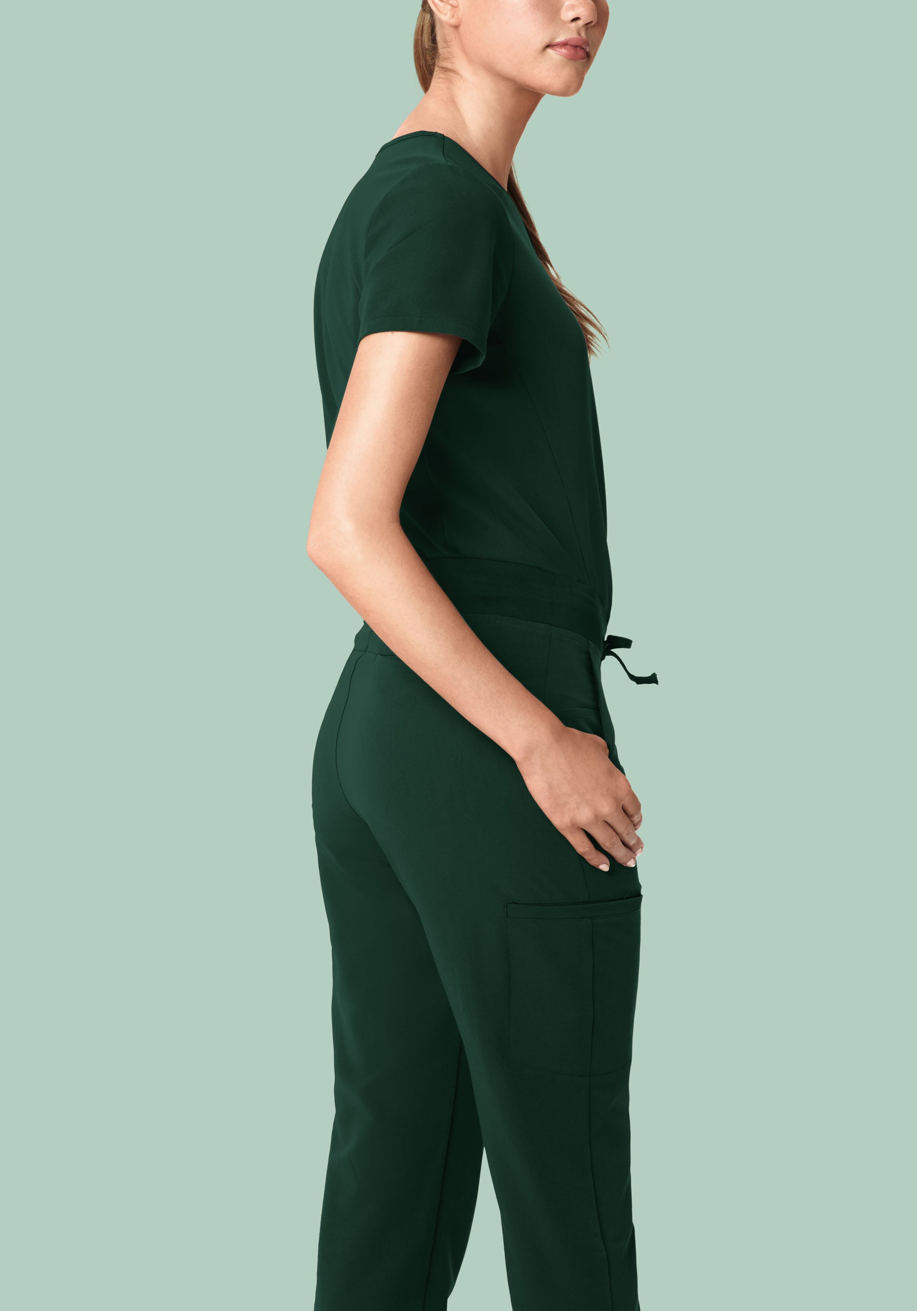 11 Pocket Joggers Midnight Green