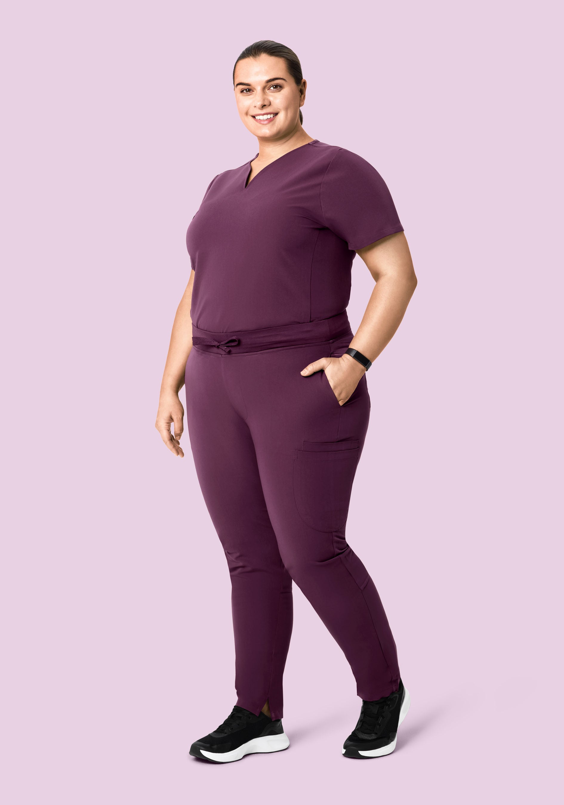 6 Pocket Slim Pants Bordeaux