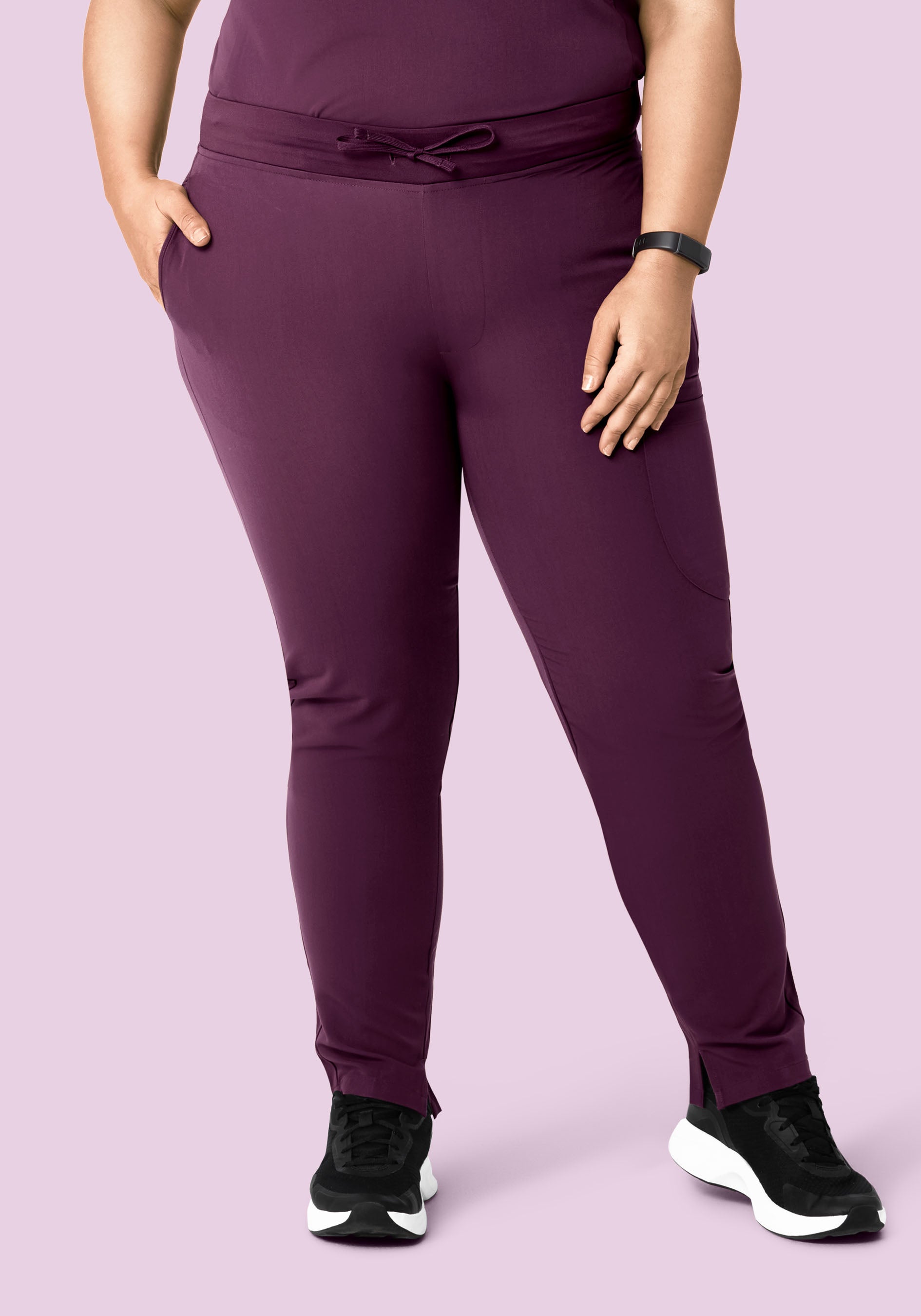 6 Pocket Slim Pants Bordeaux