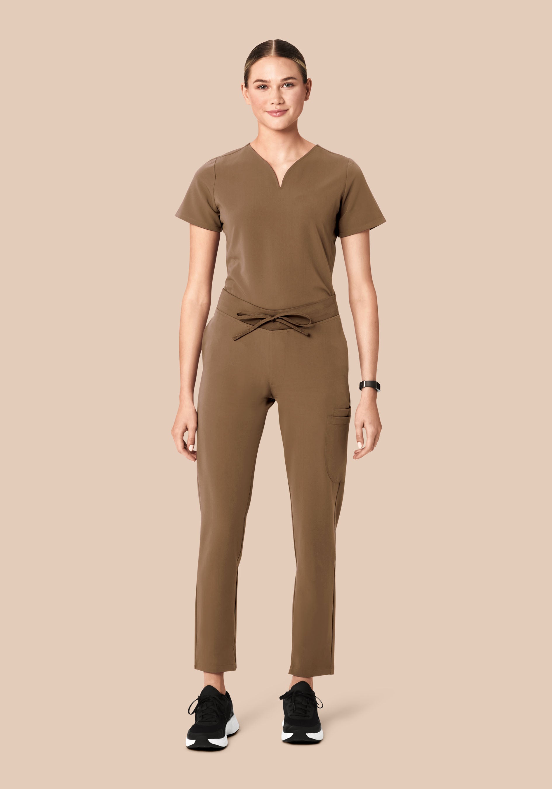 6 Pocket Slim Pants Ash Brown