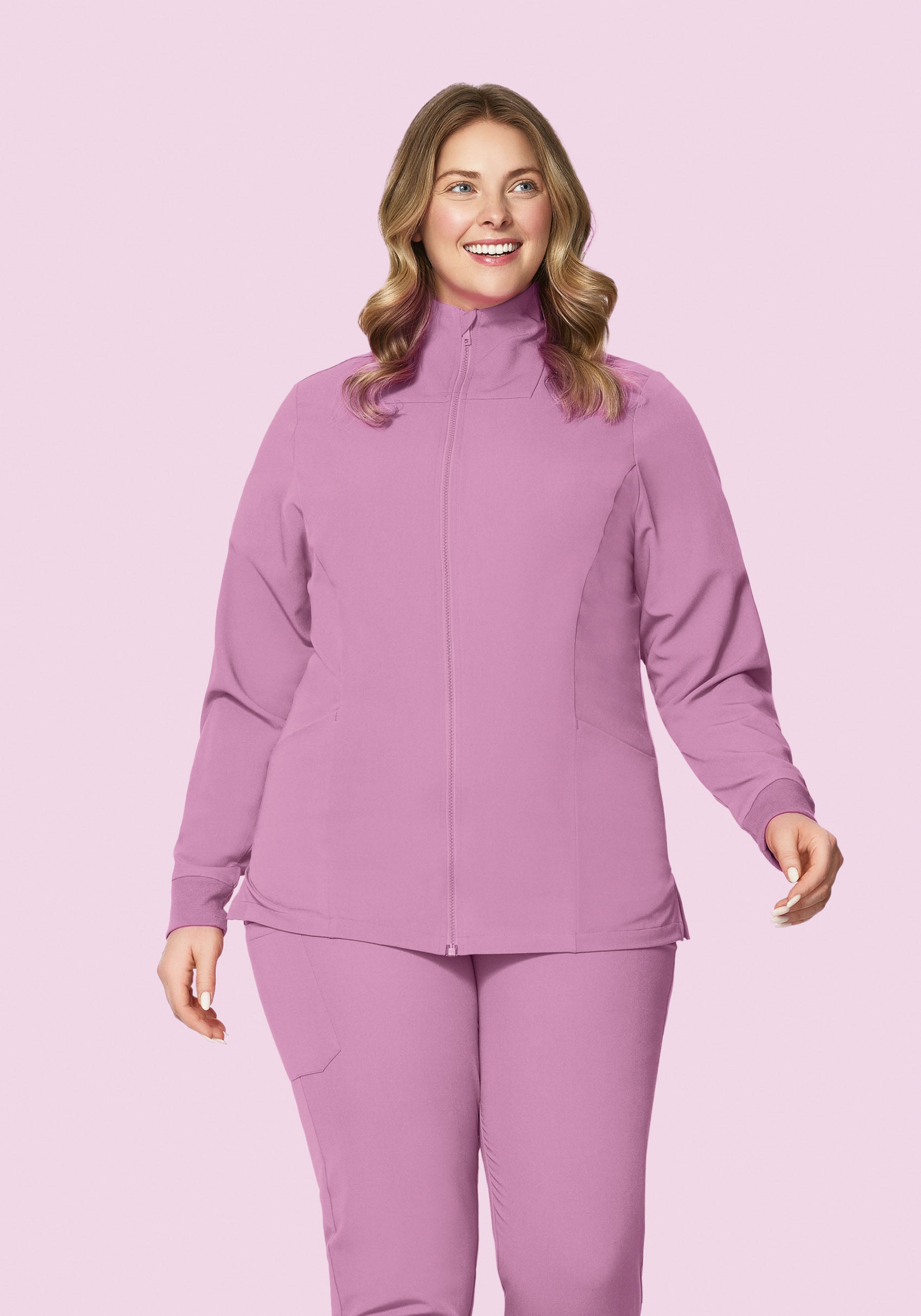Women's Modern Scrub Jacket Lilac
