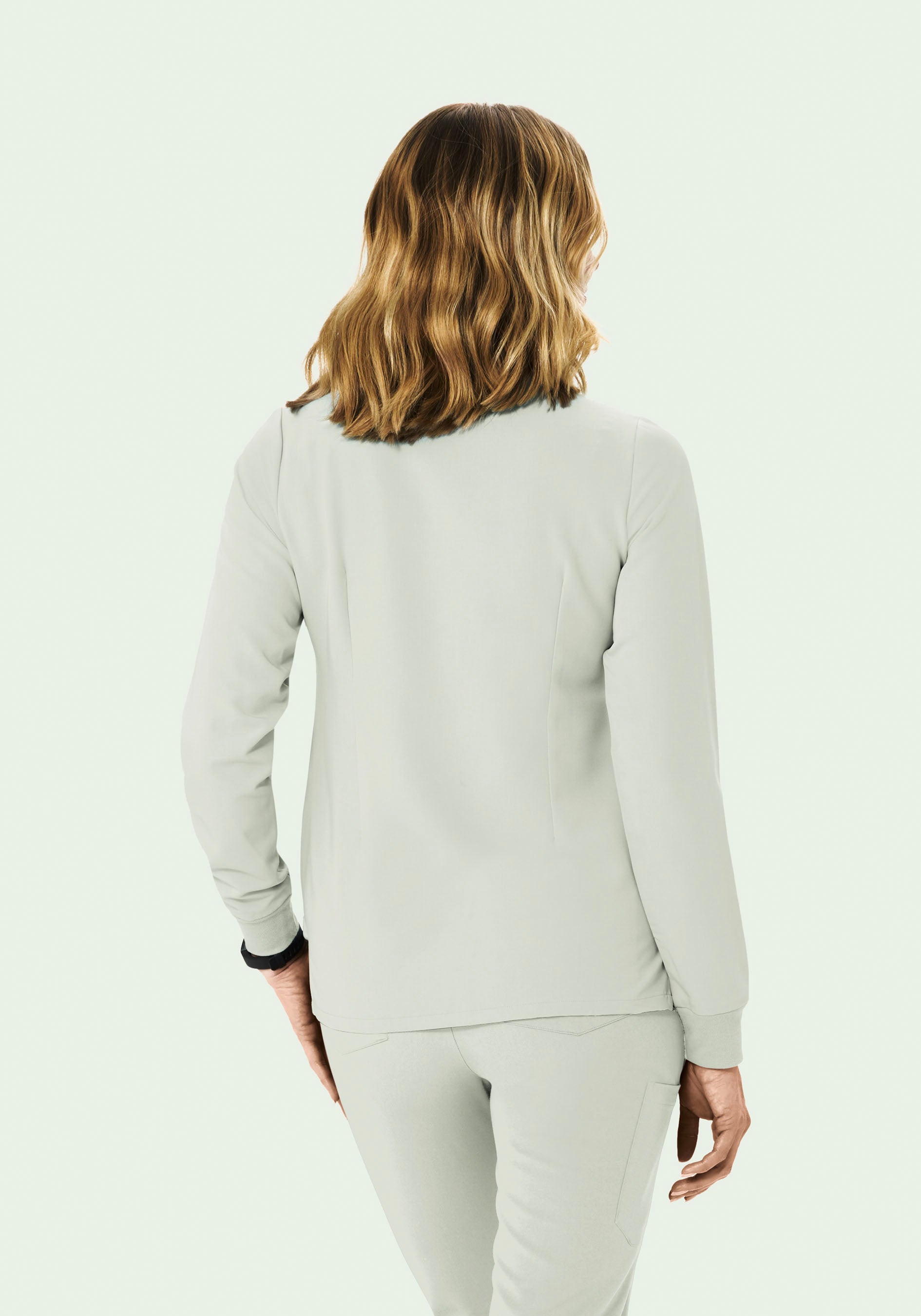 Long Sleeve 6 Pocket Top Northern Droplet