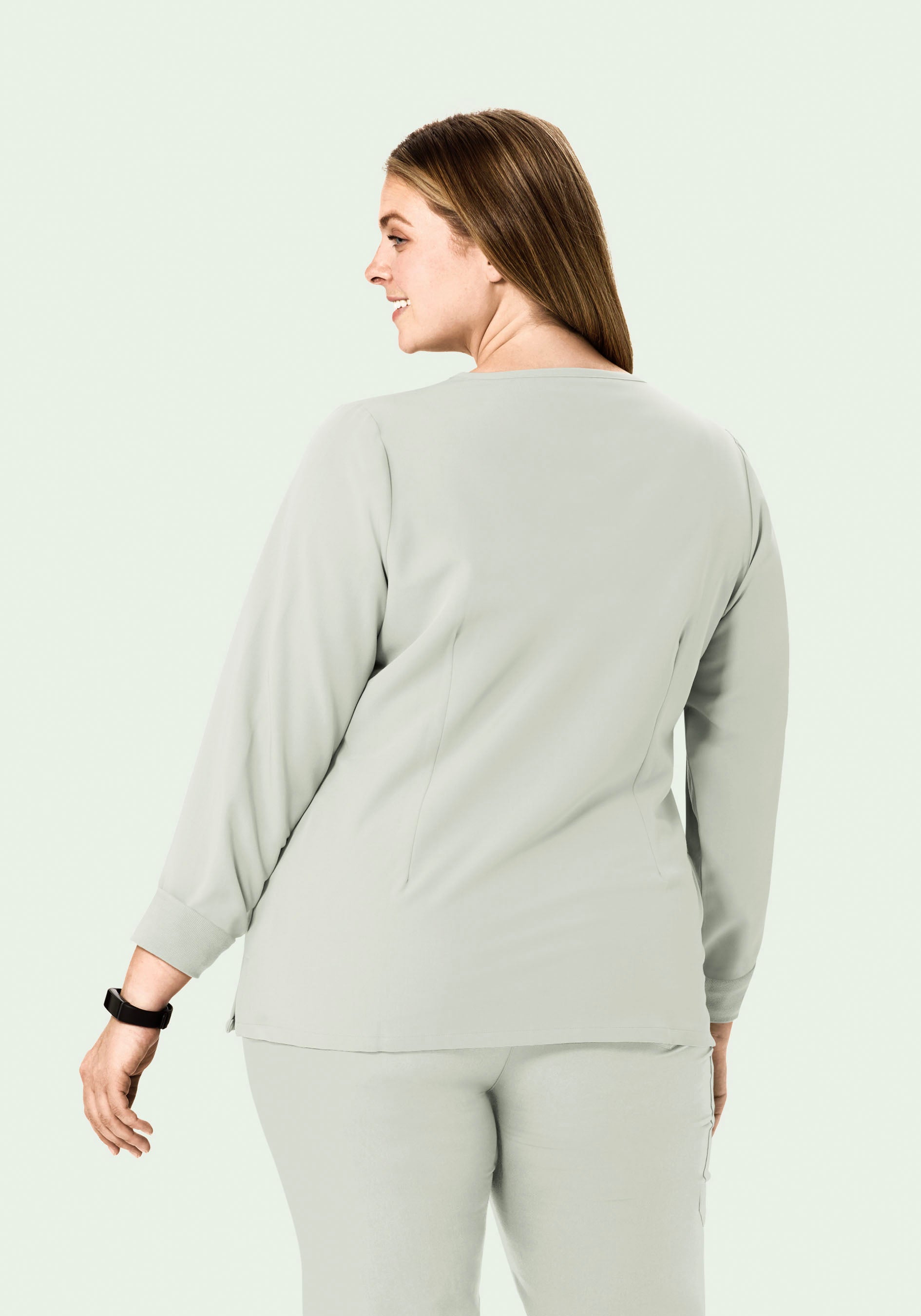 Long Sleeve 6 Pocket Top Northern Droplet