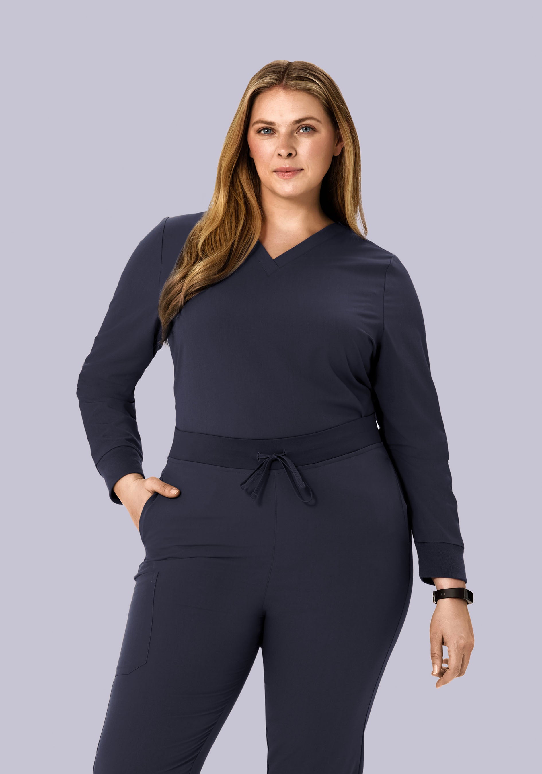 Long Sleeve 6 Pocket Top Steel