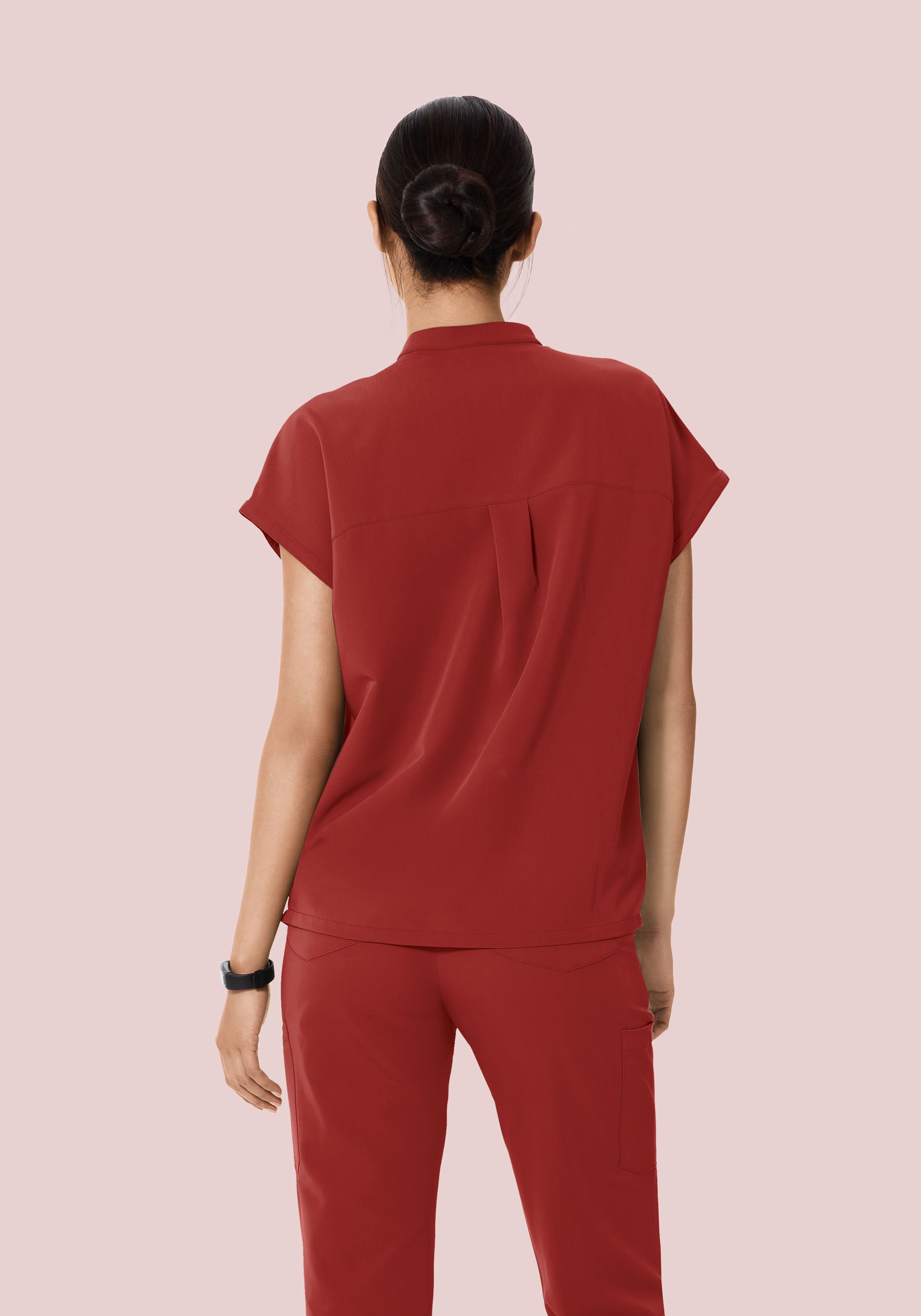 Mandarin Dolman Top Rosewood