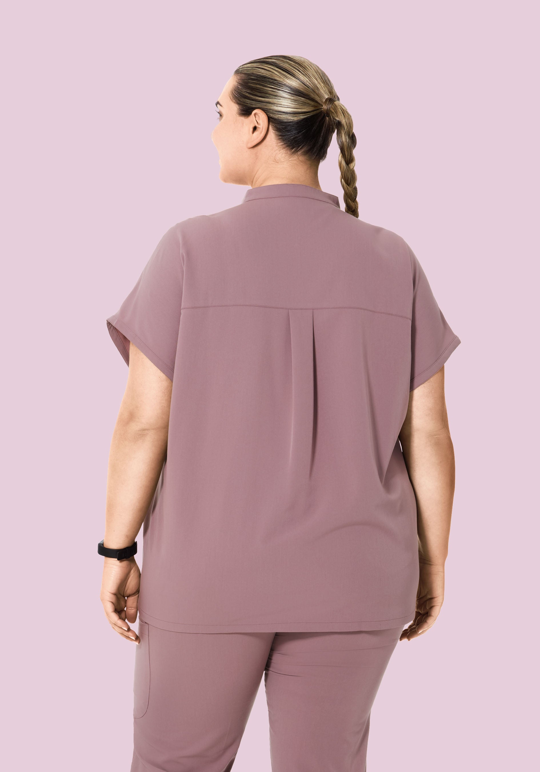 Mandarin Dolman Top Dusk