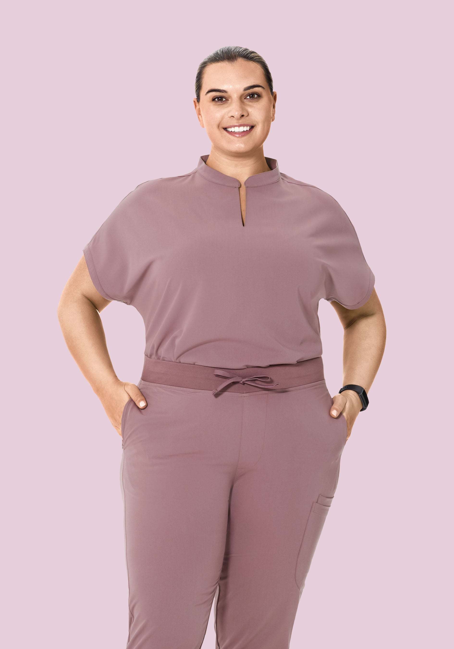 Mandarin Dolman Top Dusk