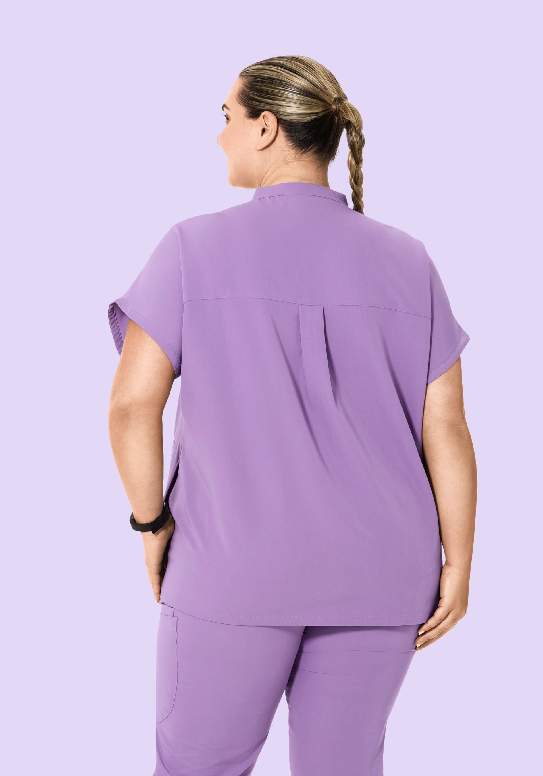 Mandarin Dolman Top Lavender