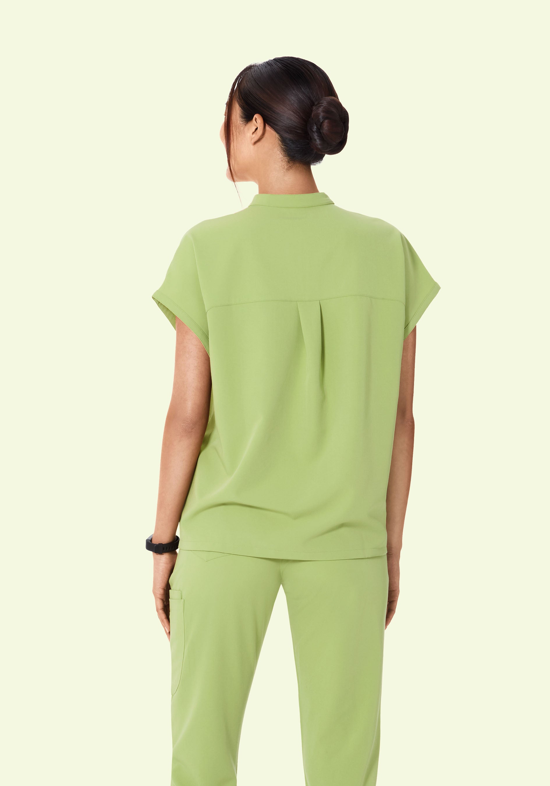 Mandarin Dolman Top Fern
