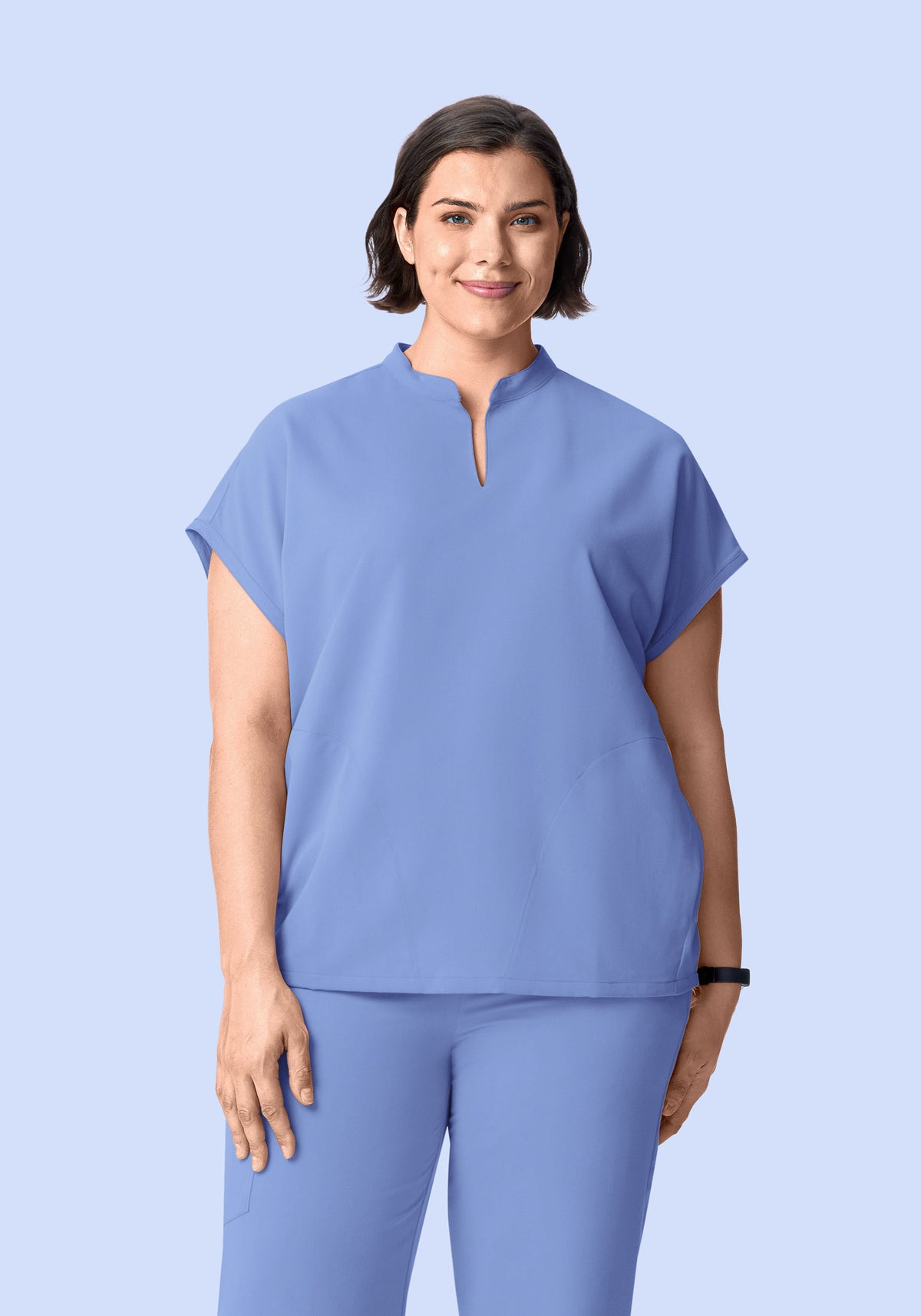 High Waisted Wide Leg Coastline Blue