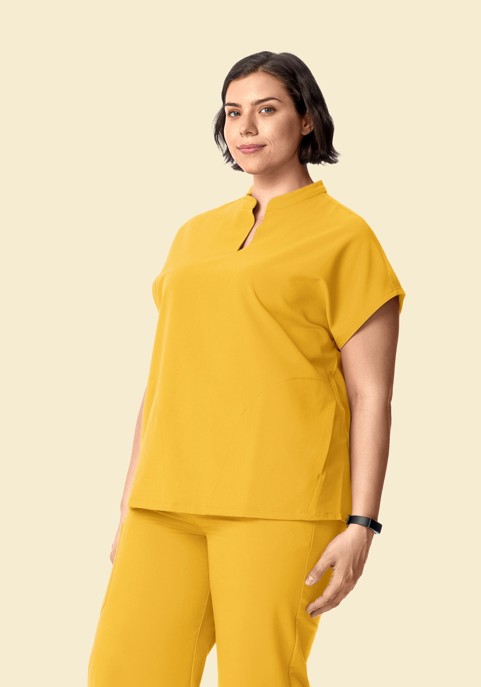 Mandarin Dolman Top Dijon