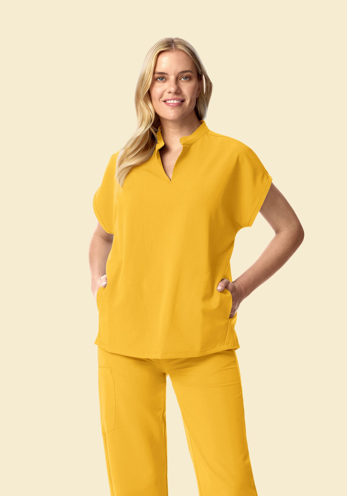 Mandarin Dolman Top Dijon