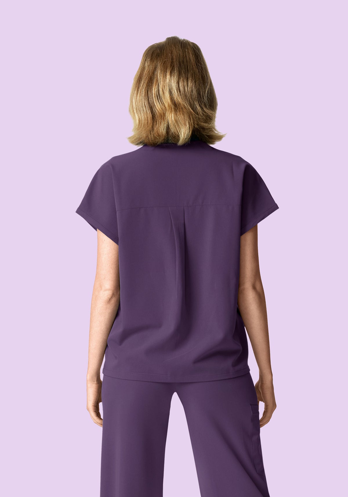 Mandarin Dolman Top Dewberry