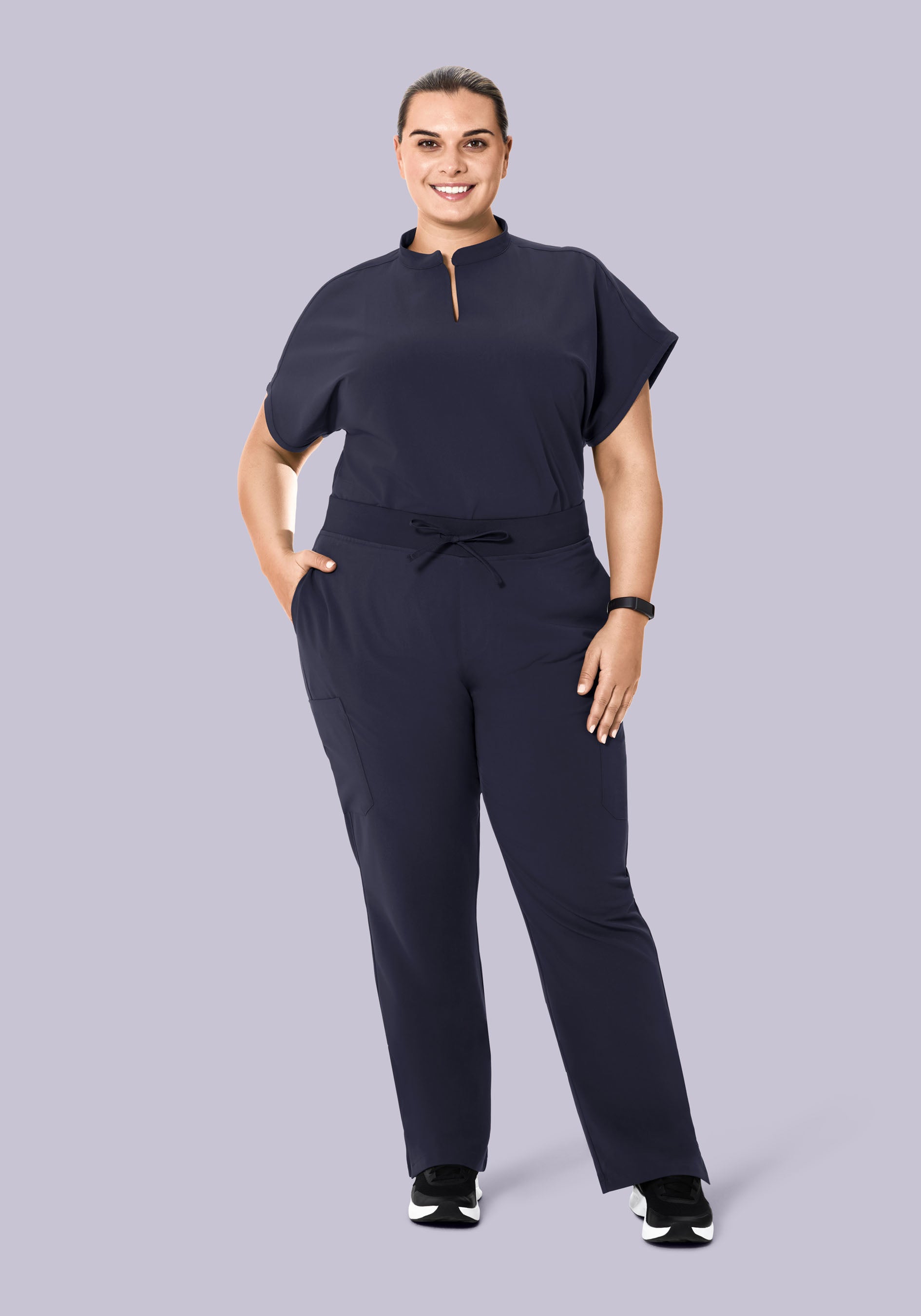 Mandarin Dolman Top Steel