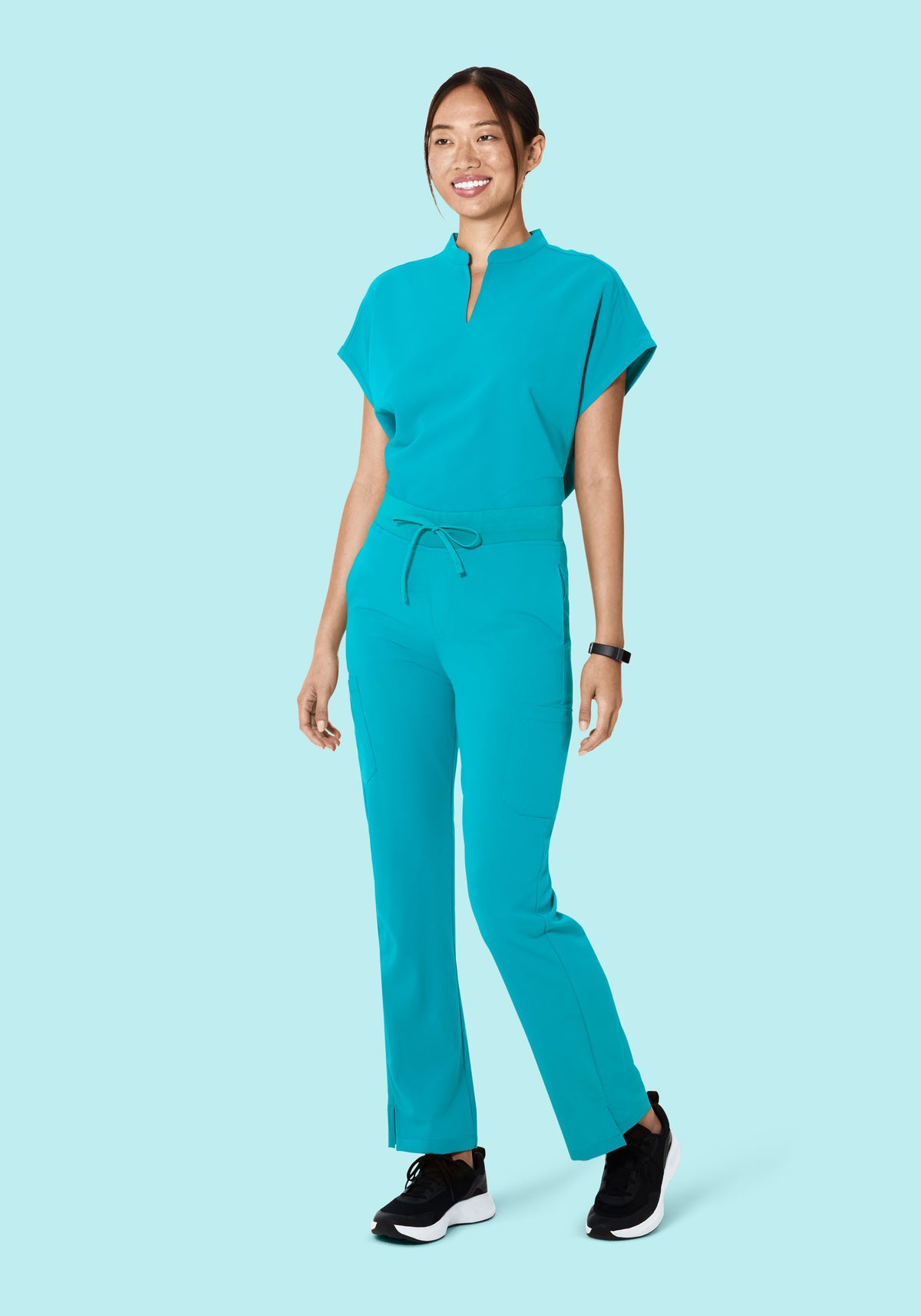 High Waisted Cargos Teal